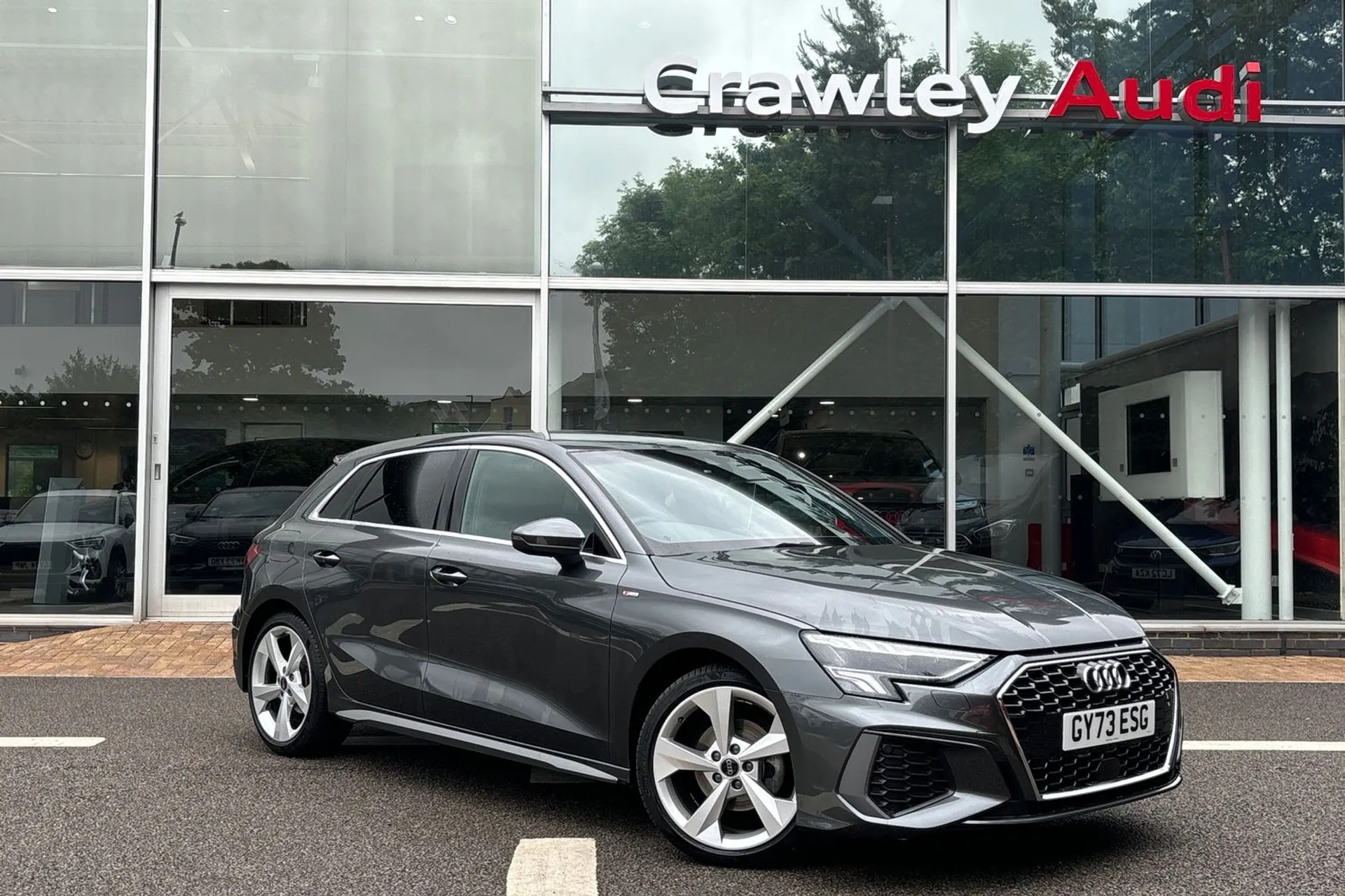 Audi A3 focused image