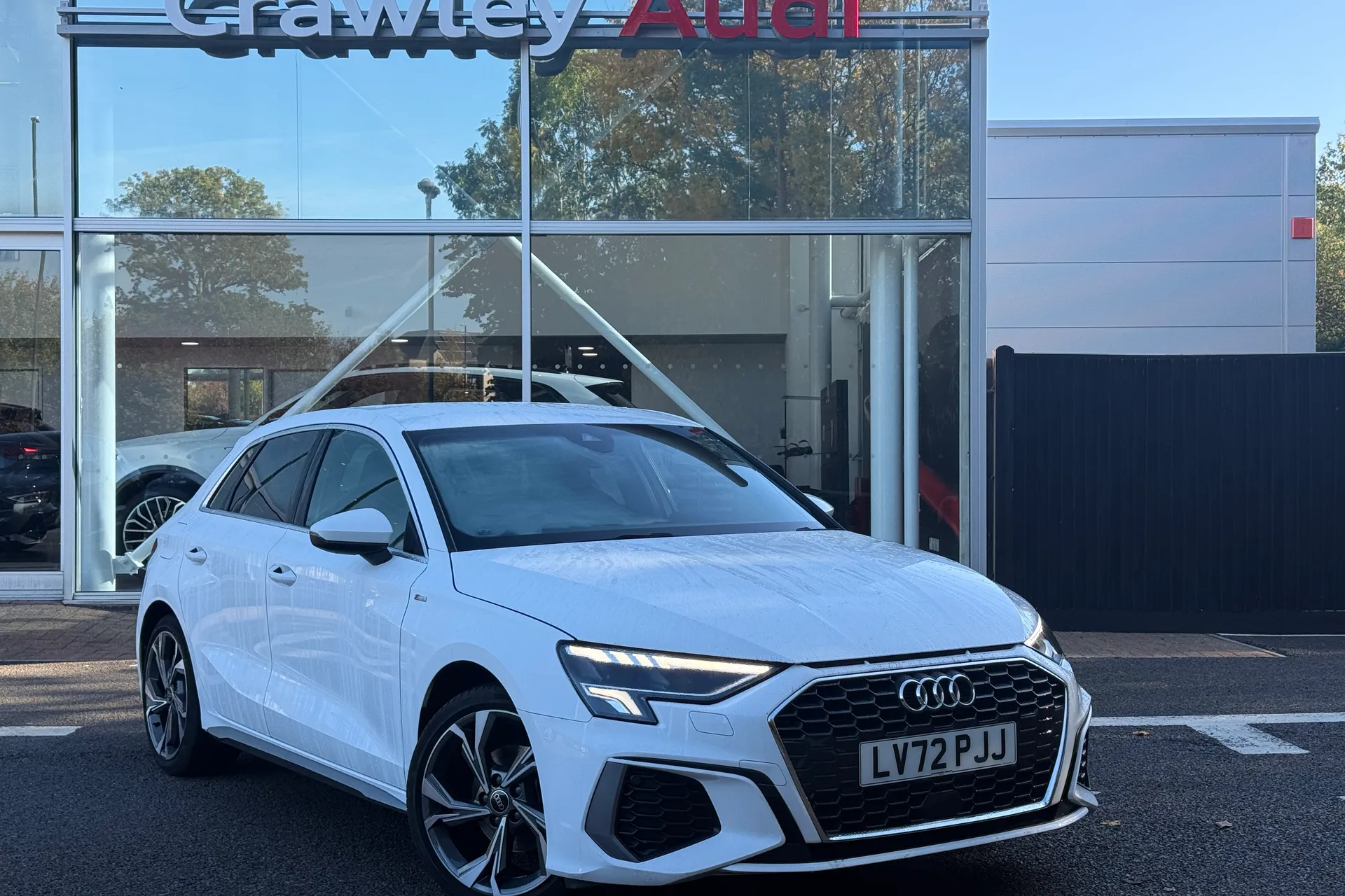 Audi A3 focused image