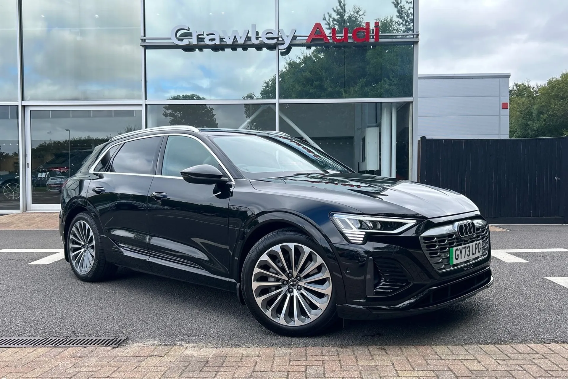 Audi Q8 focused image