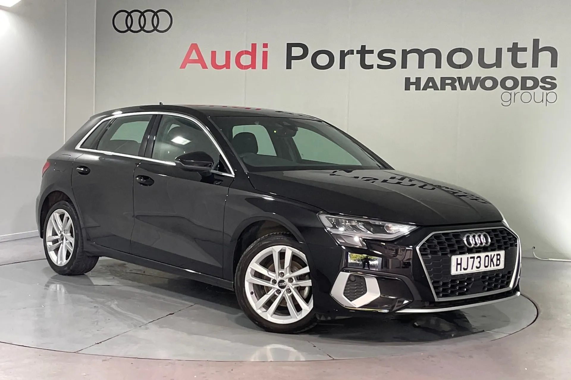 Audi A3 focused image
