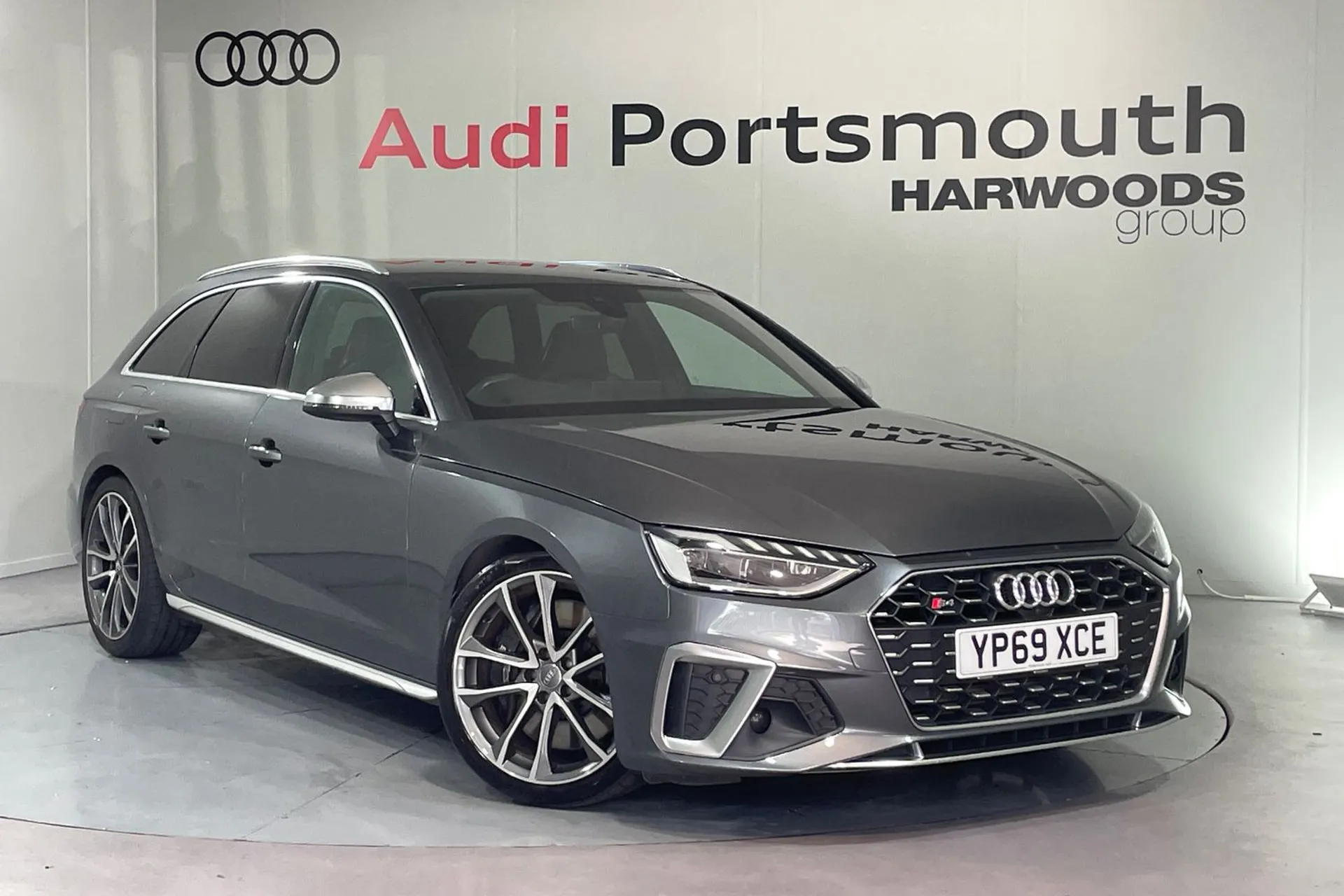 Audi A4 focused image