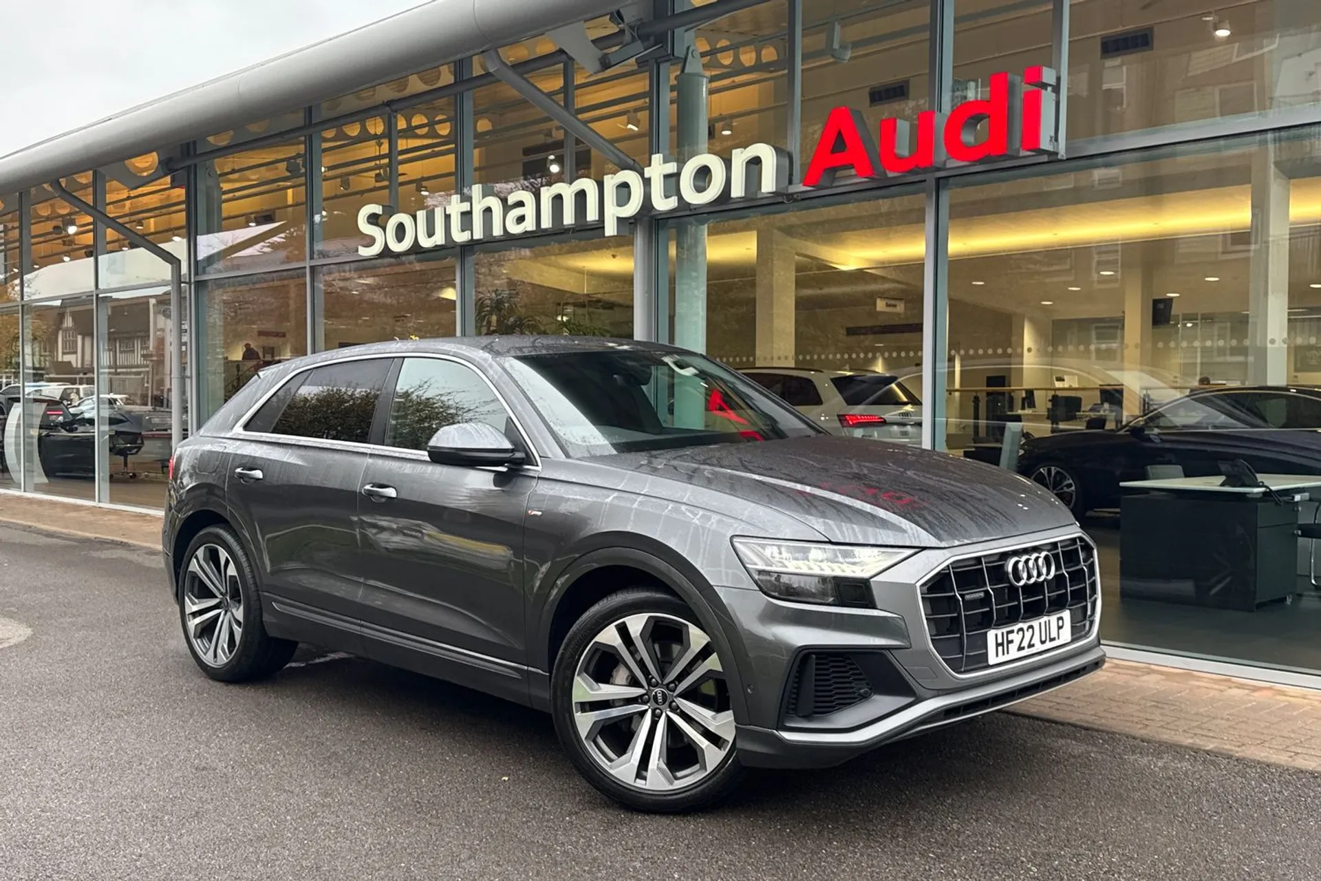 Audi Q8 focused image