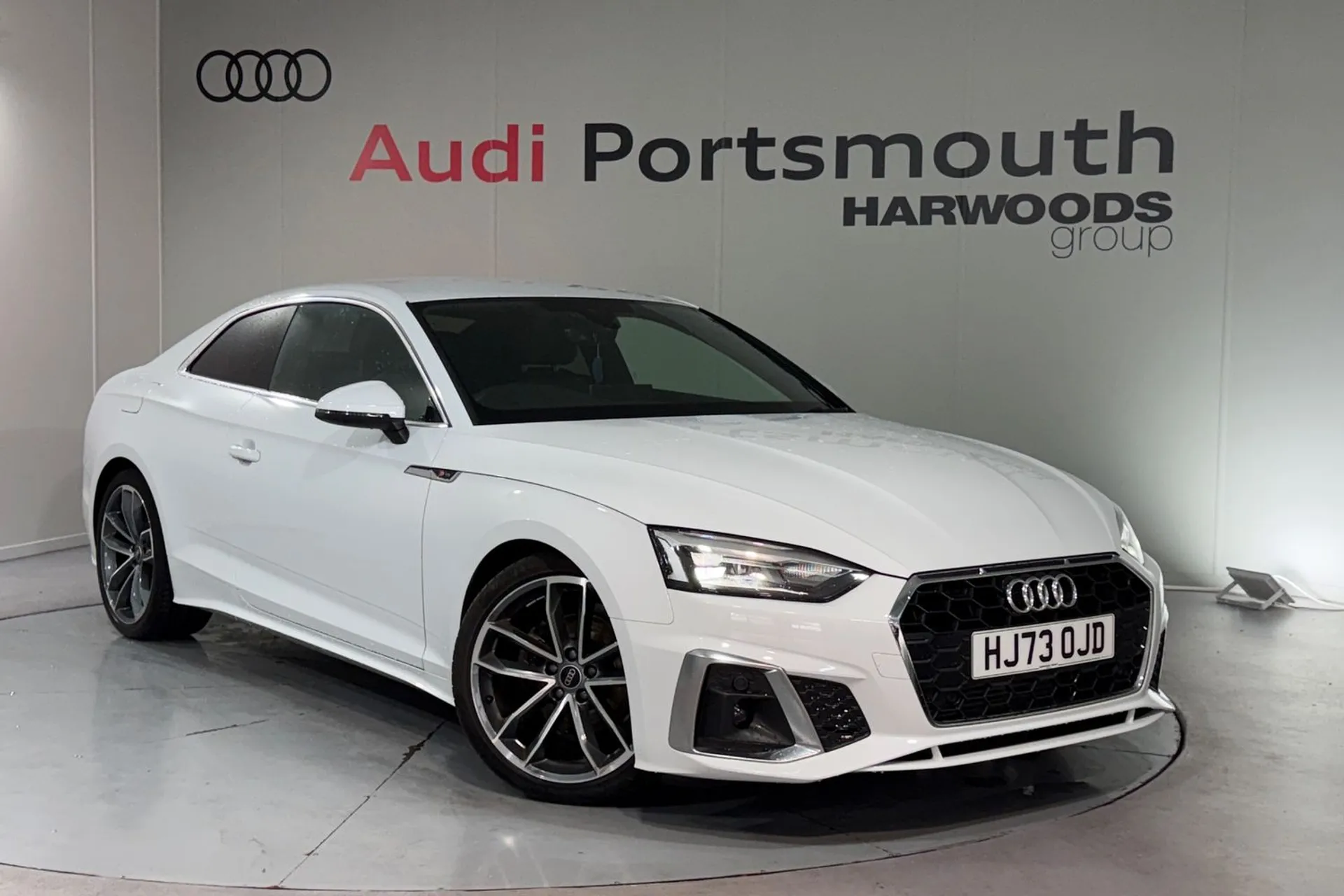 Audi A5 focused image