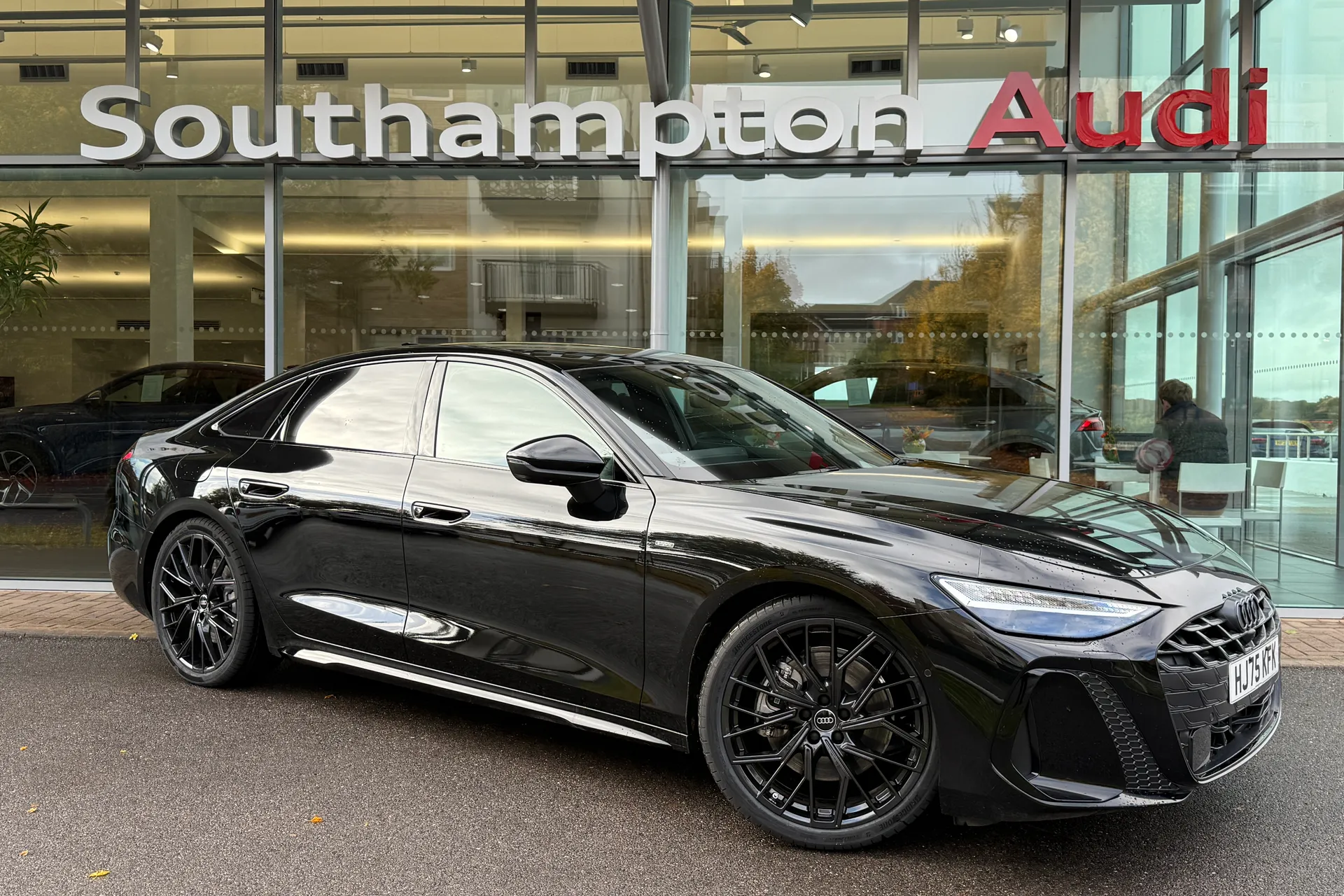 Audi A6 focused image