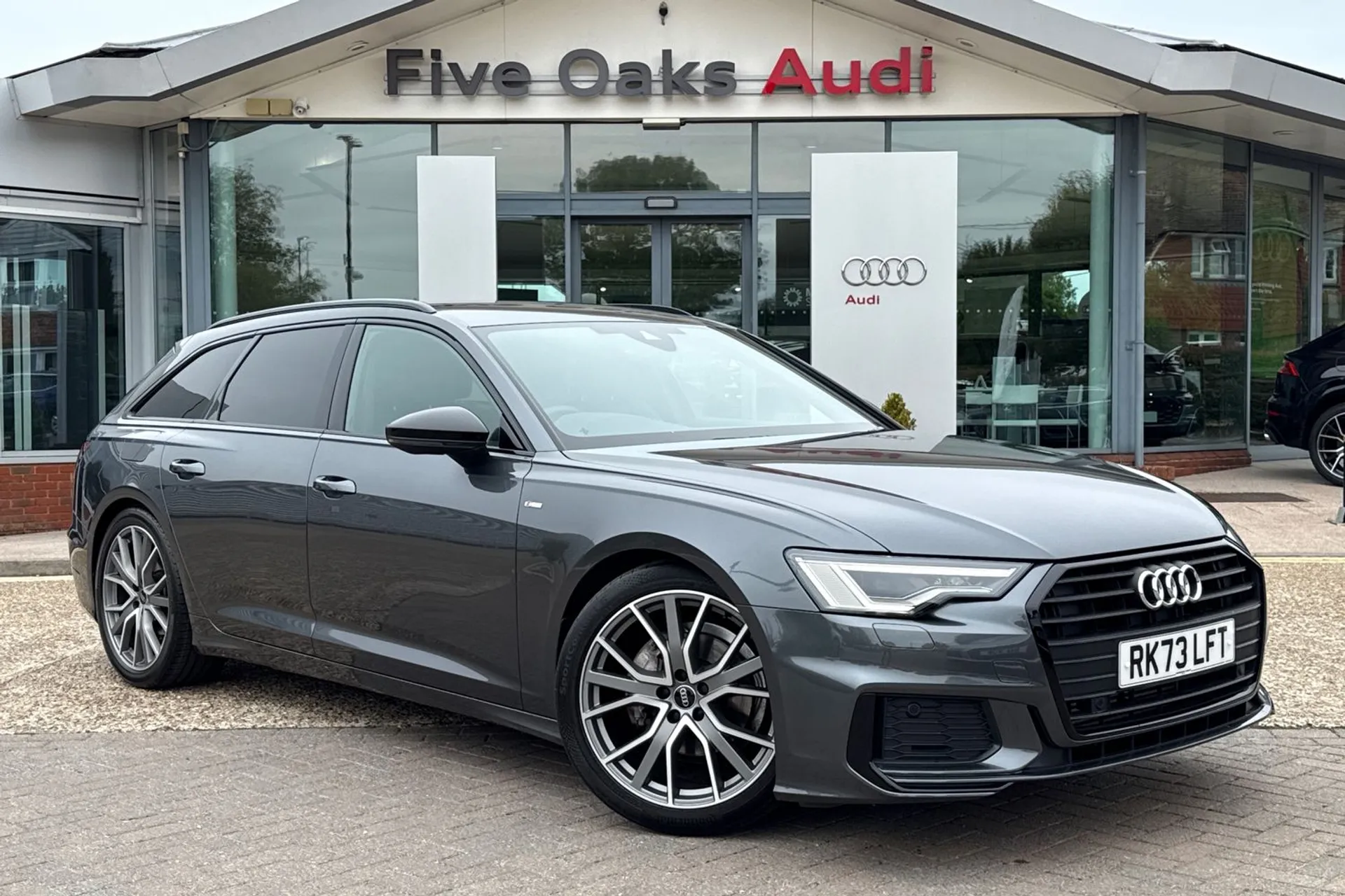 Audi A6 focused image