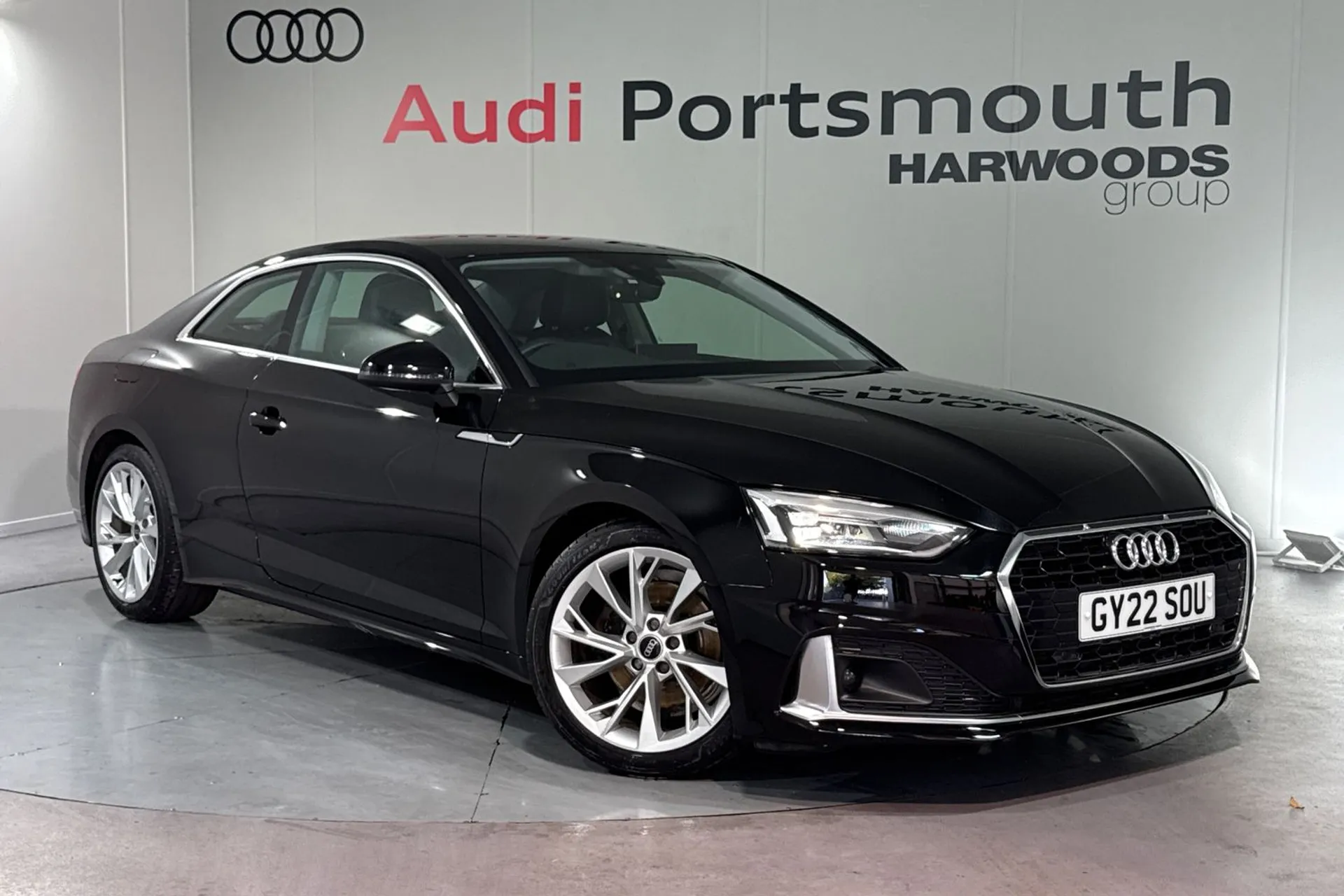 Audi A5 focused image