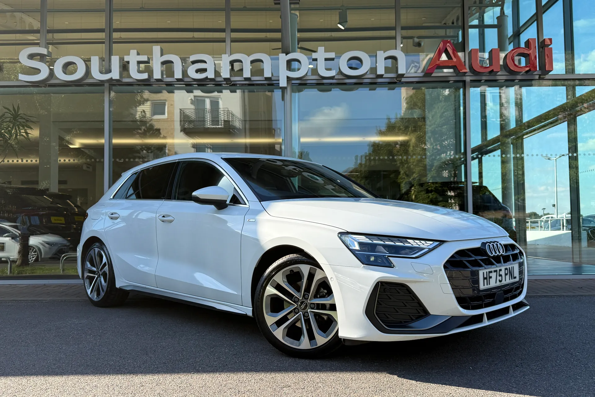Audi A3 focused image