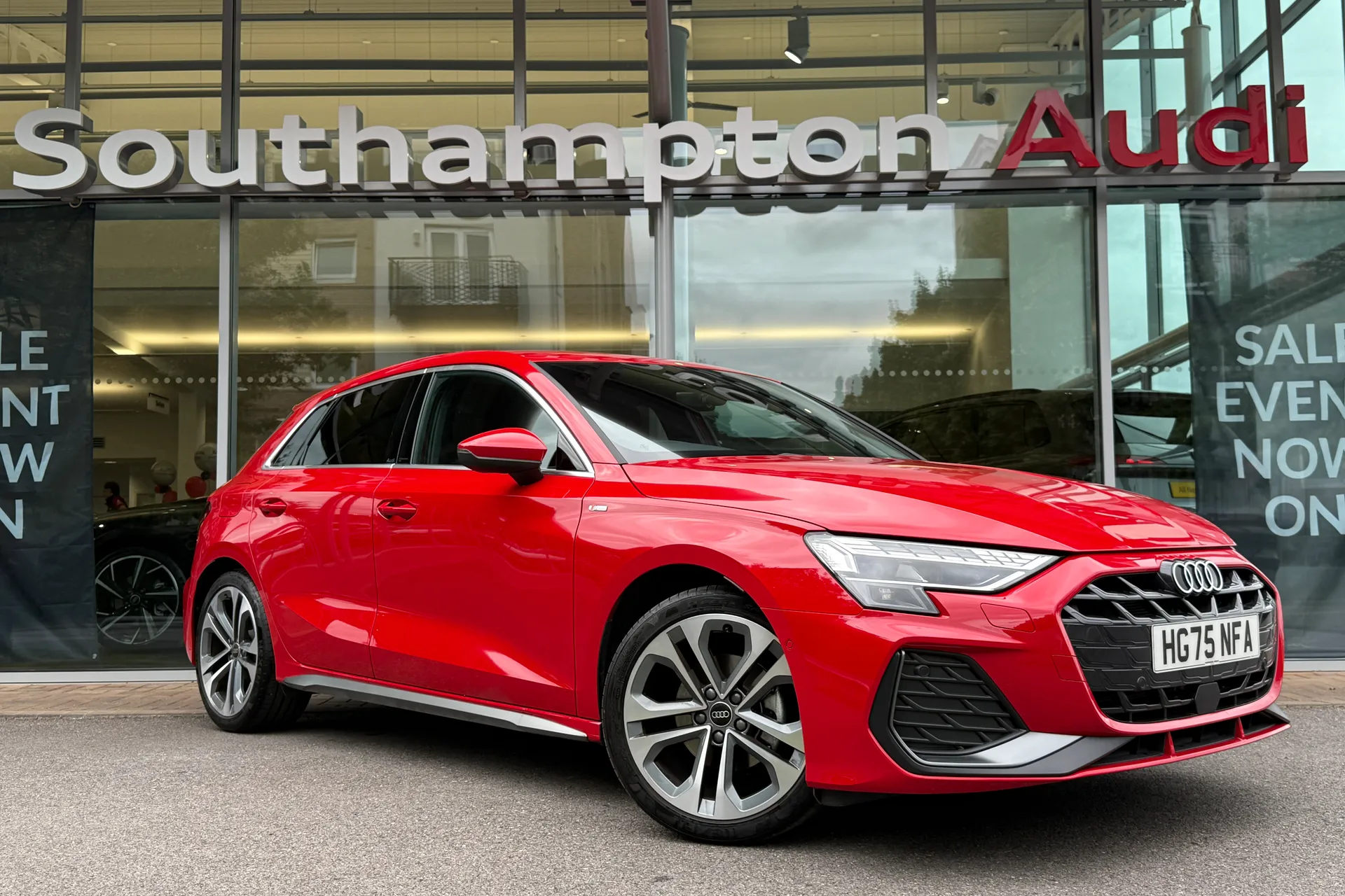 Audi A3 focused image