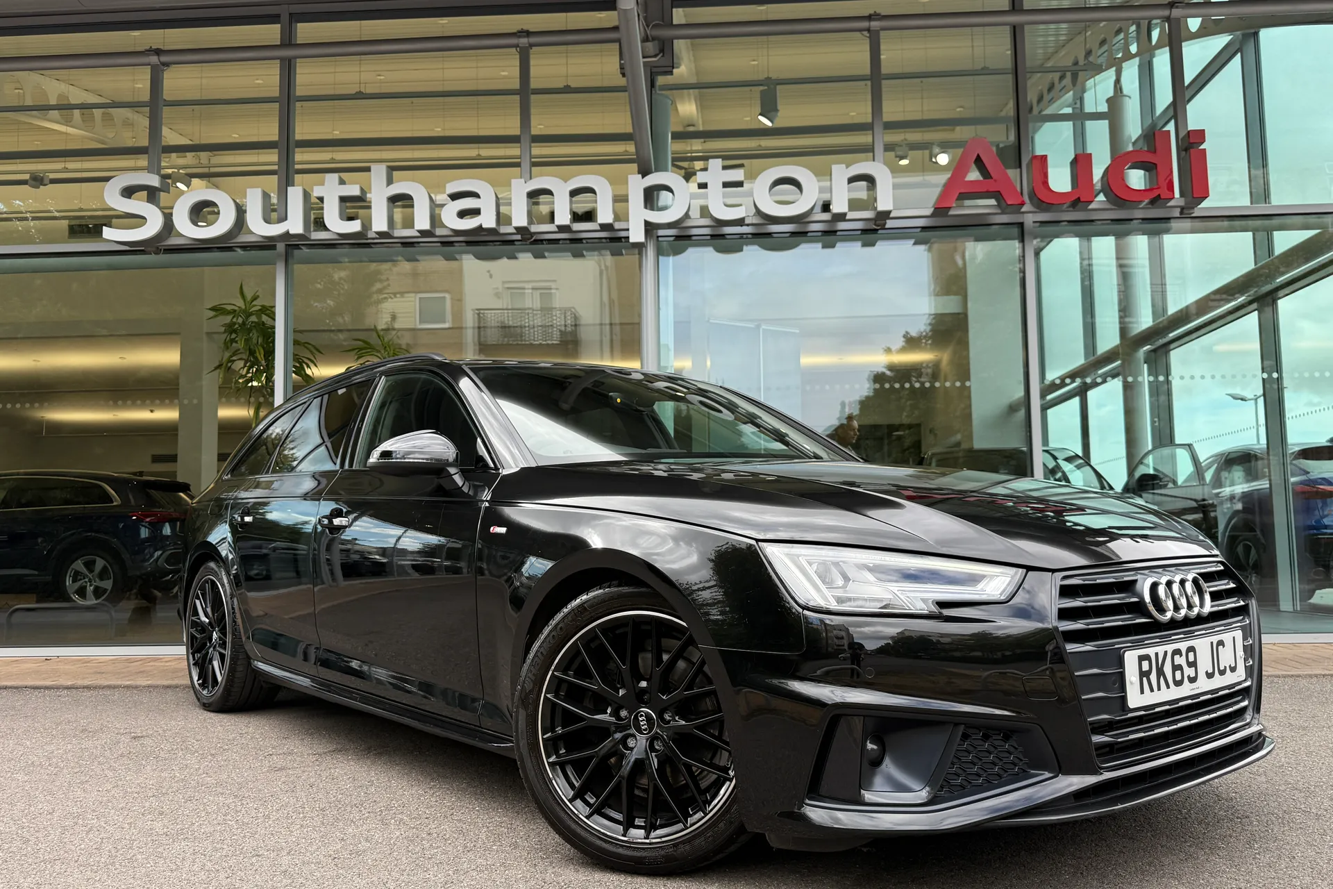 Audi A4 focused image