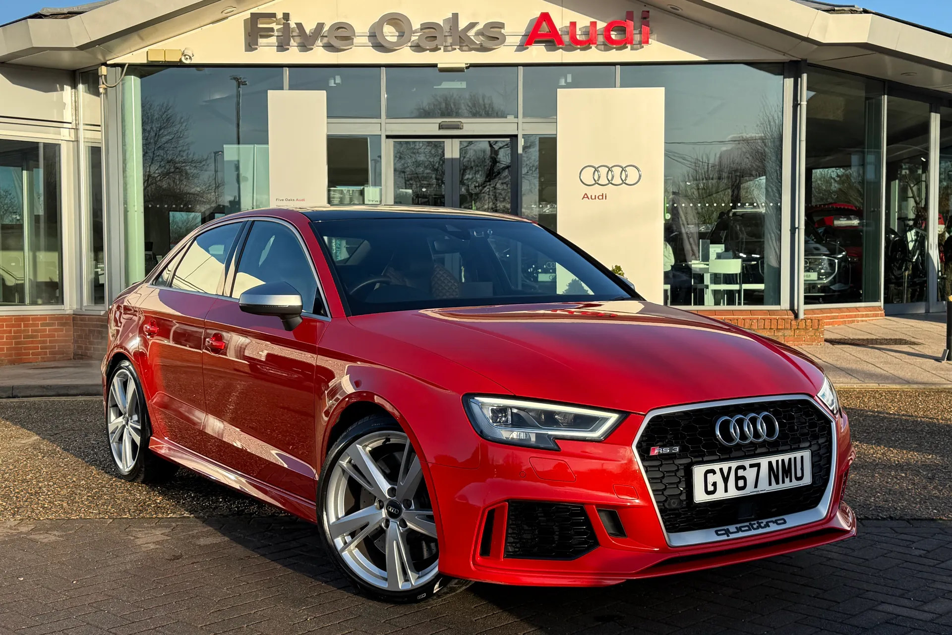 Audi RS3 focused image