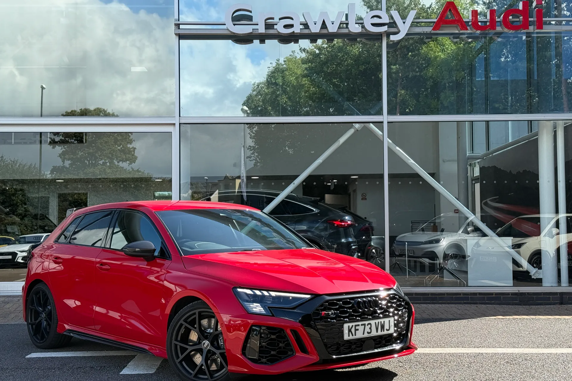 Audi RS3 focused image