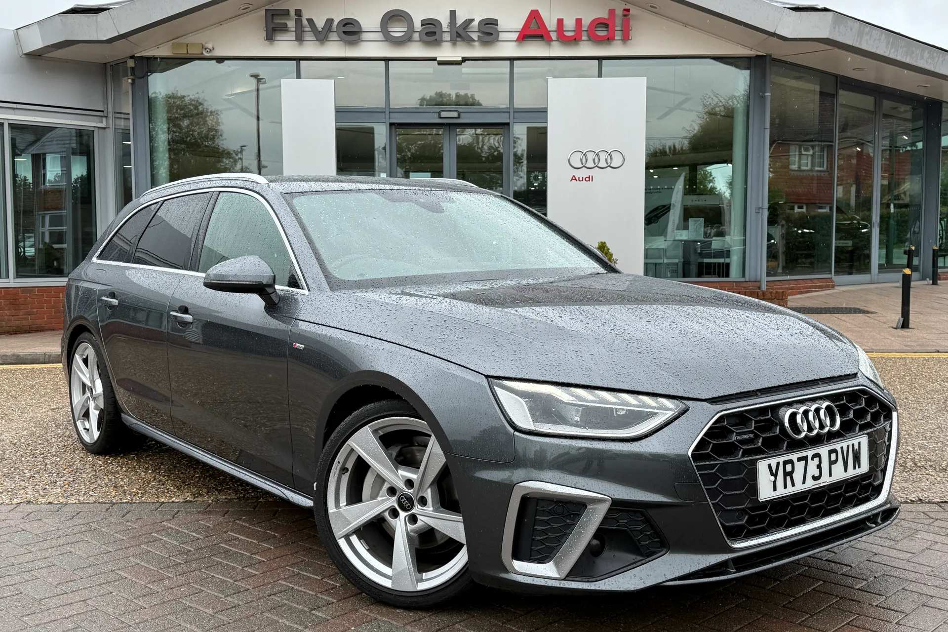 Audi A4 focused image