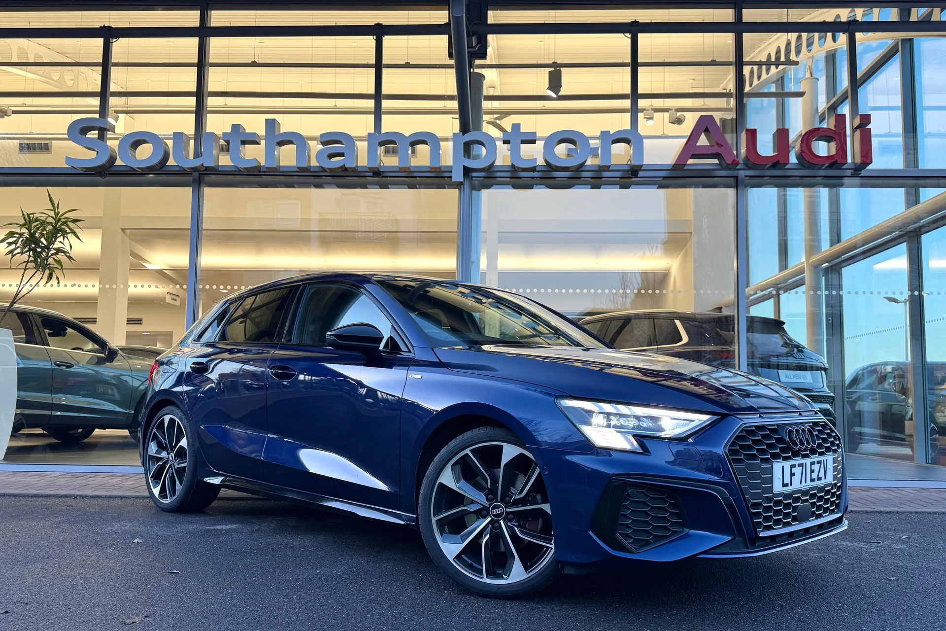 Audi A3 focused image