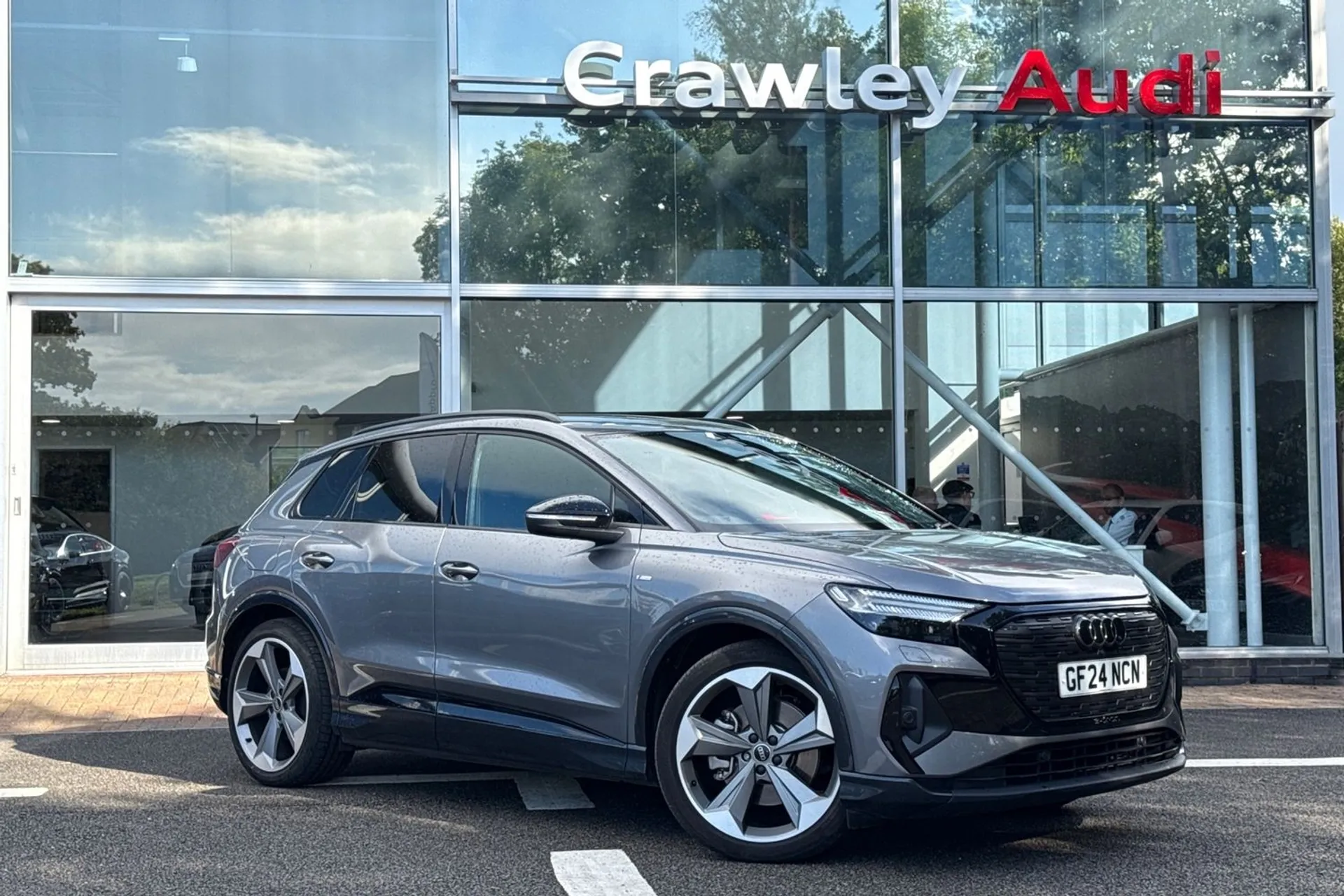 Audi Q4 focused image