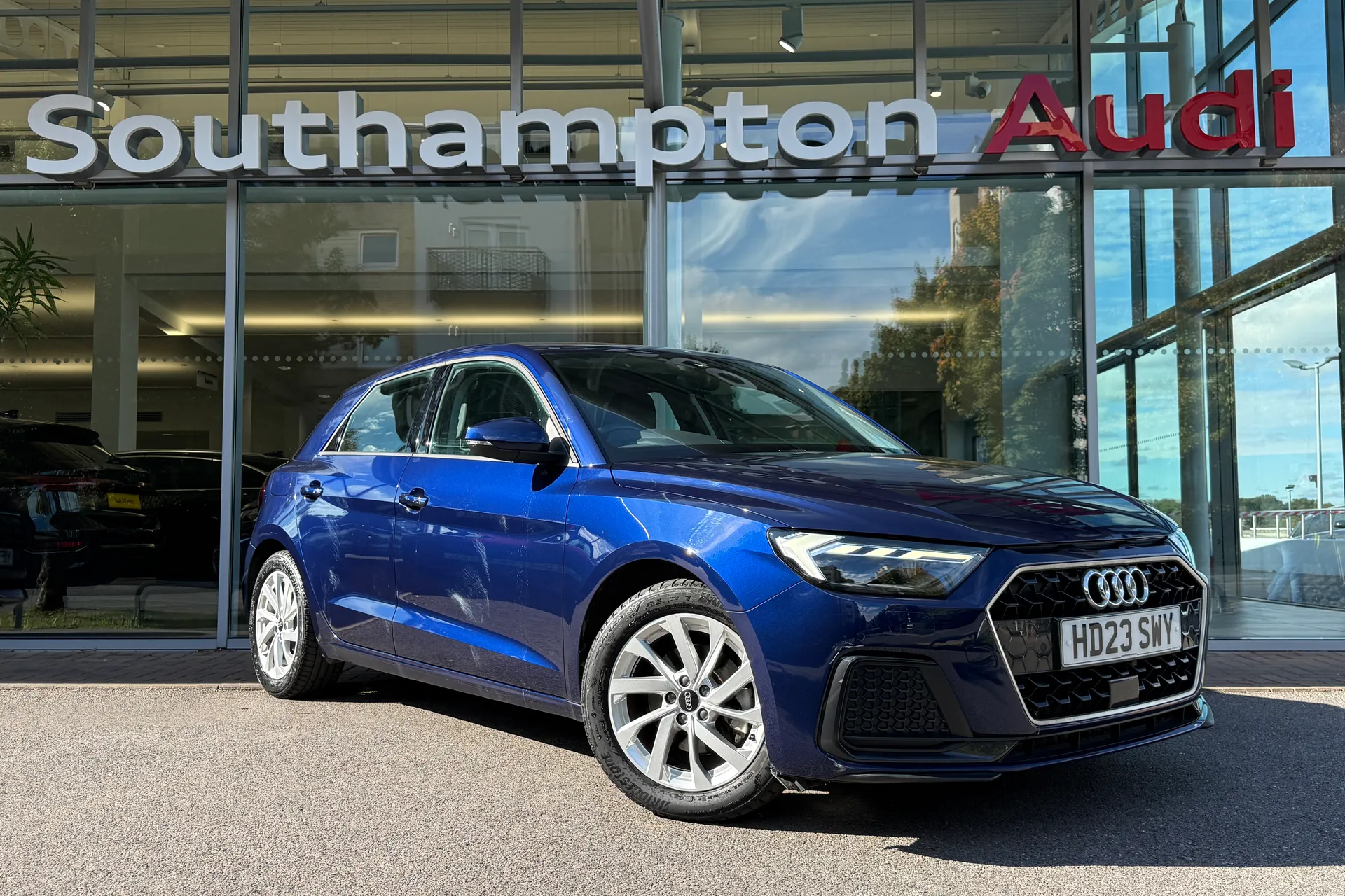Audi A1 focused image