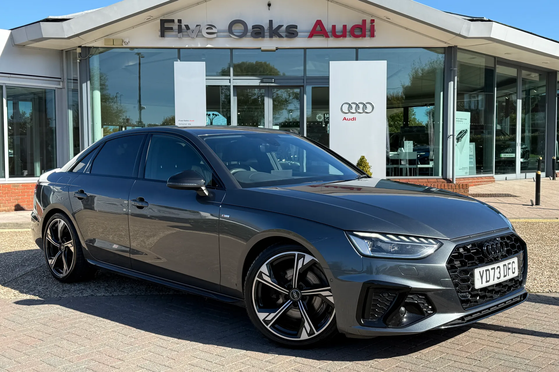 Audi A4 focused image