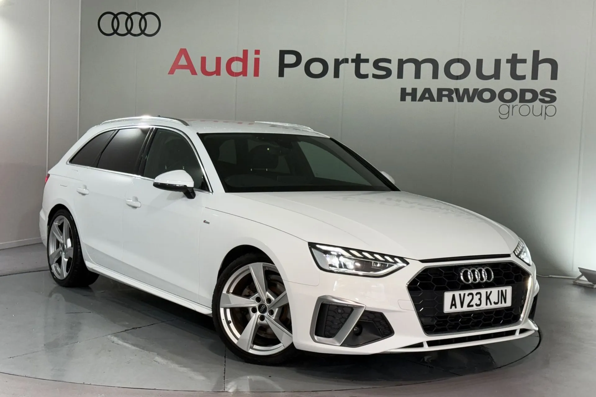 Audi A4 focused image