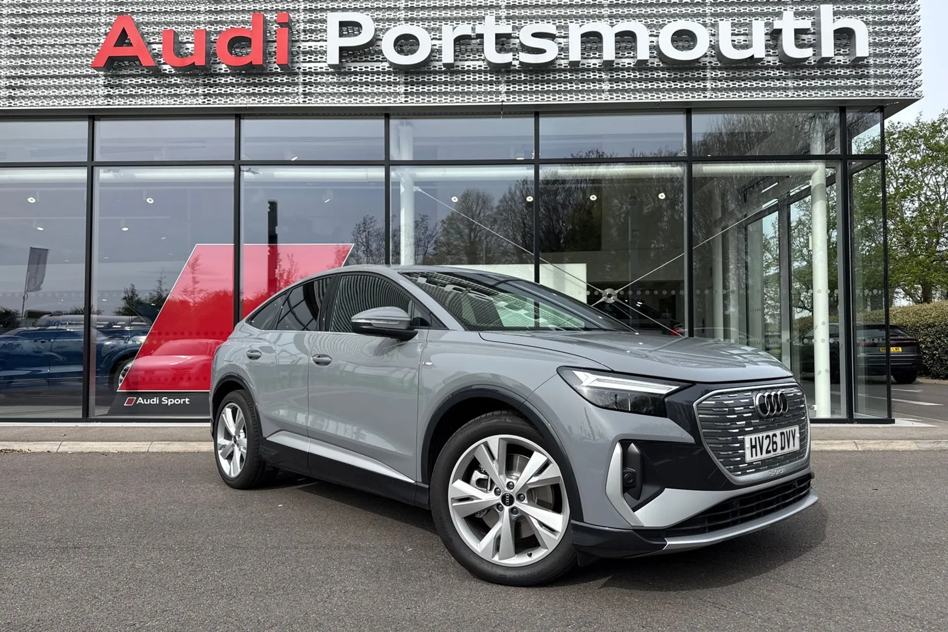 Audi Q4 focused image