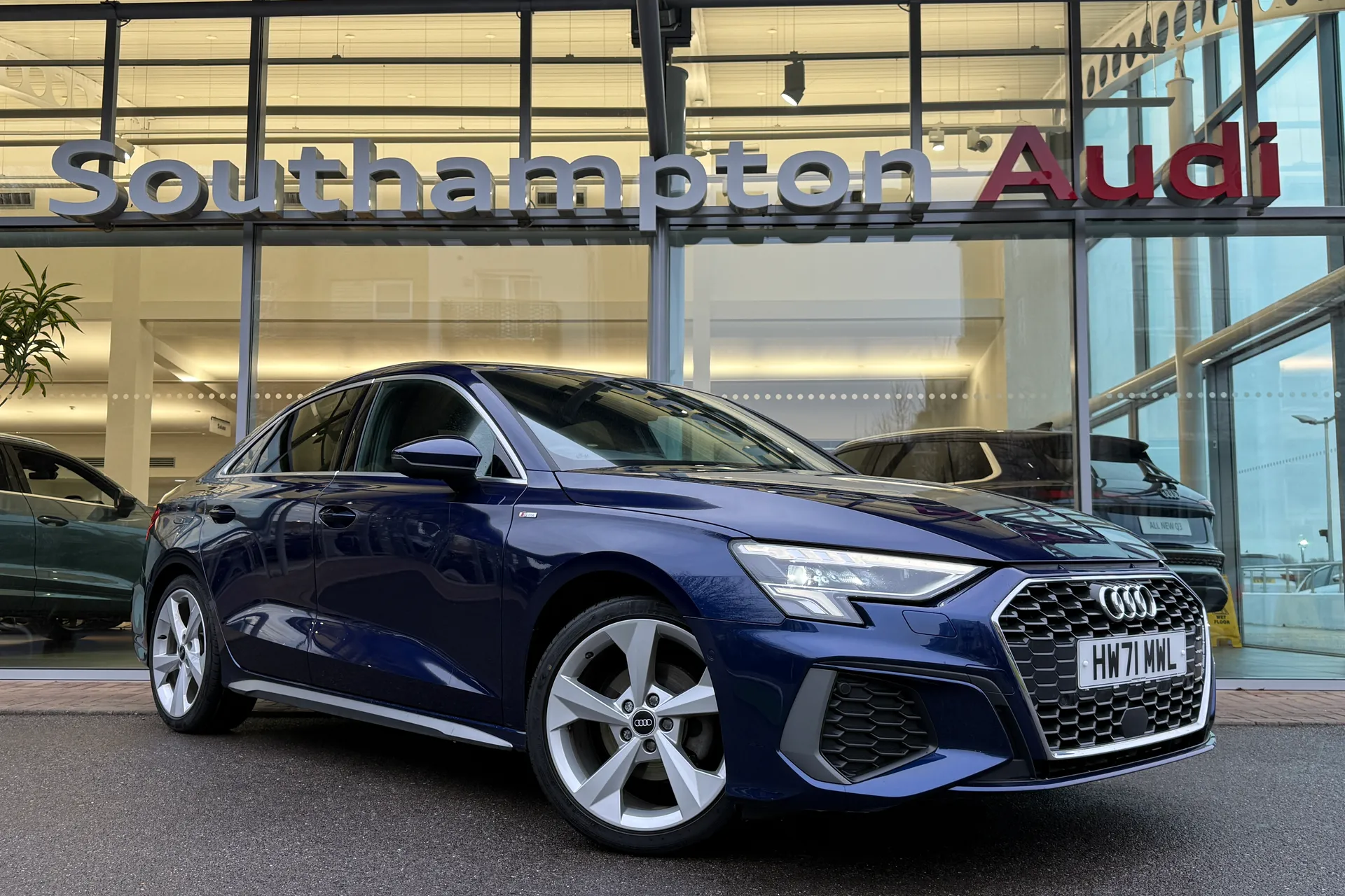 Audi A3 focused image