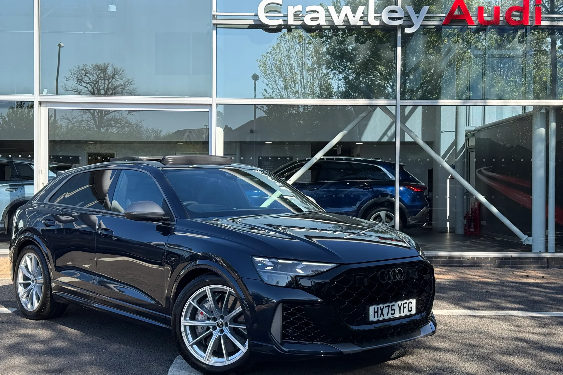 Audi RS Q8 focused image