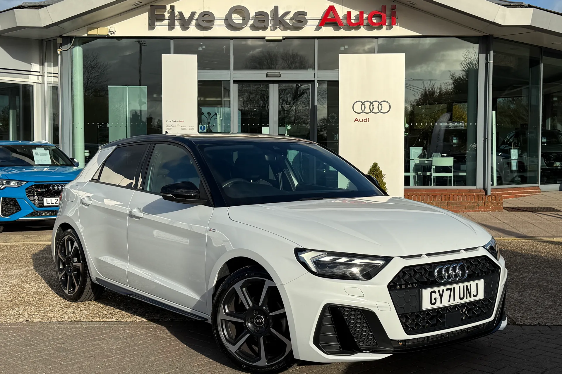 Audi A1 focused image