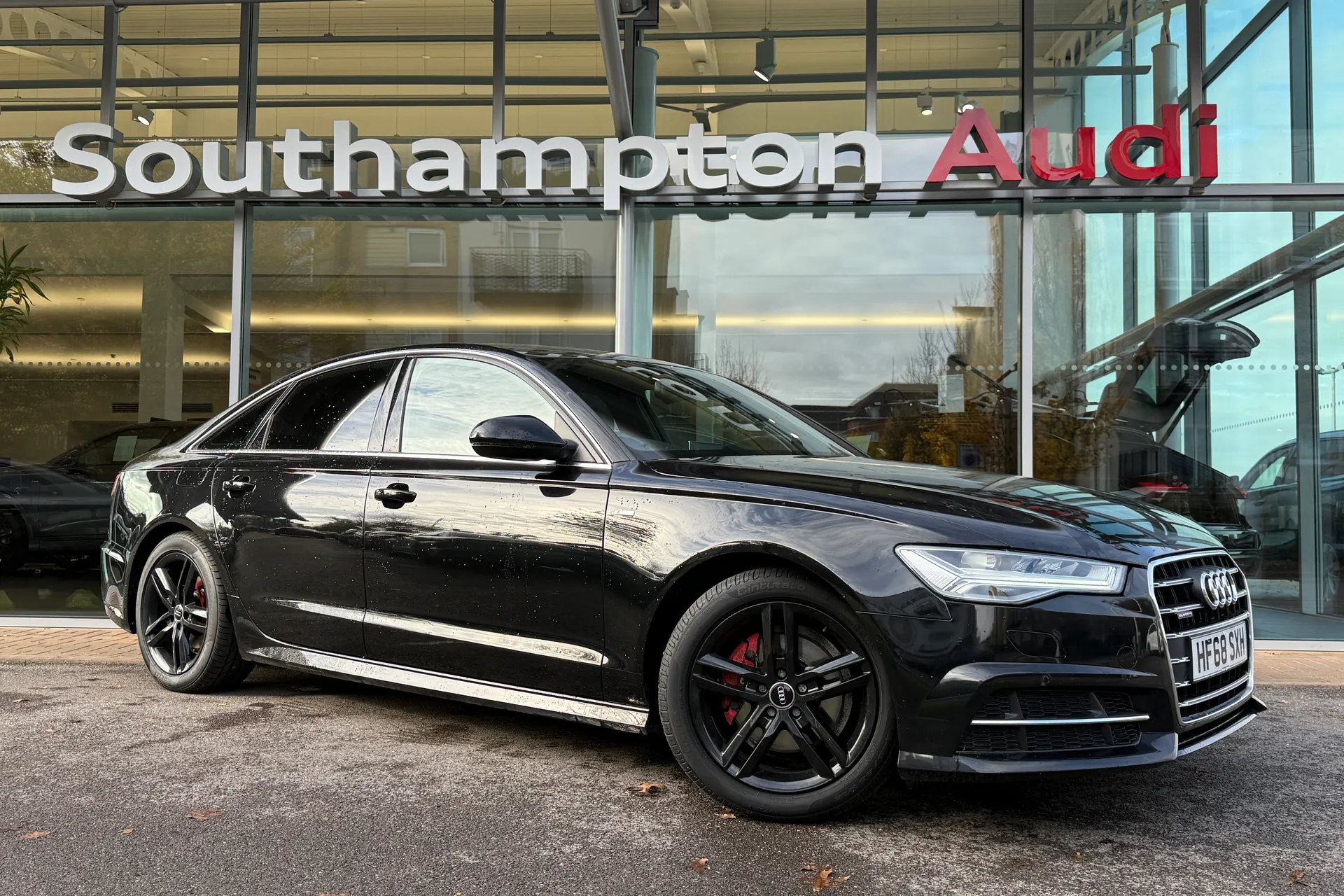 Audi A6 focused image