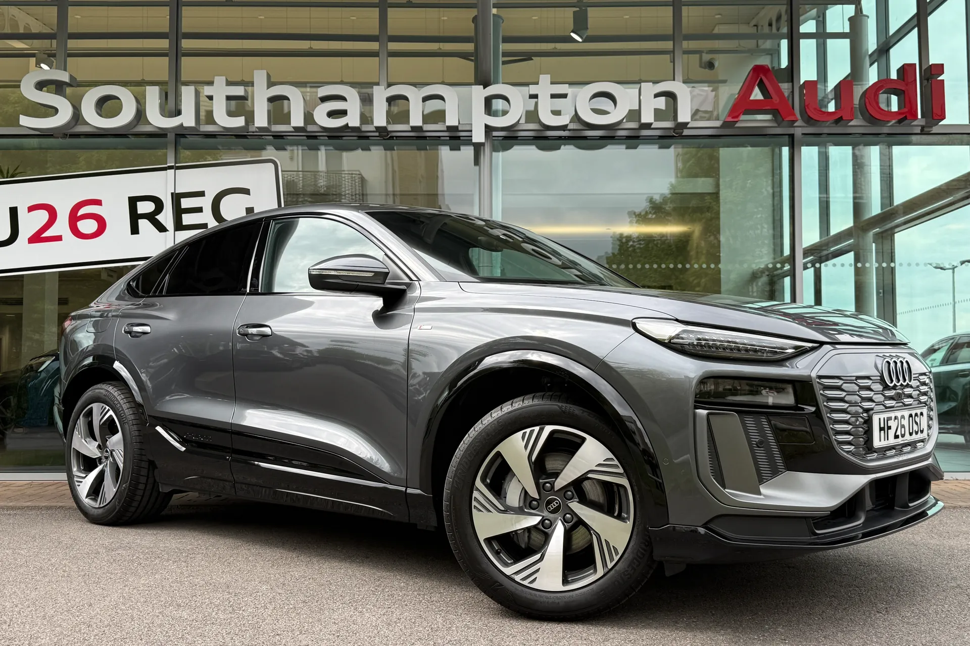 Audi Q6 focused image