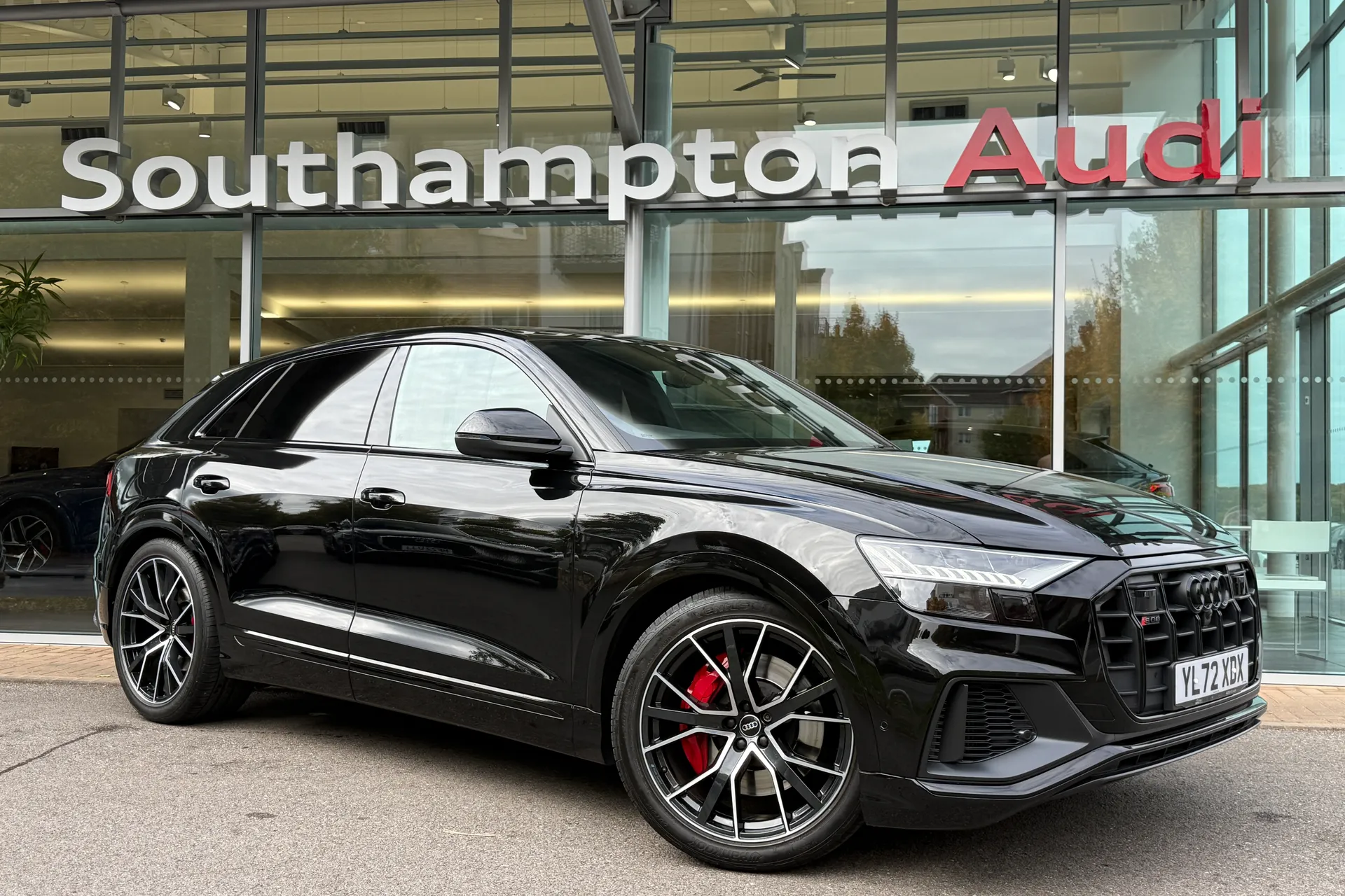 Audi Q8 focused image