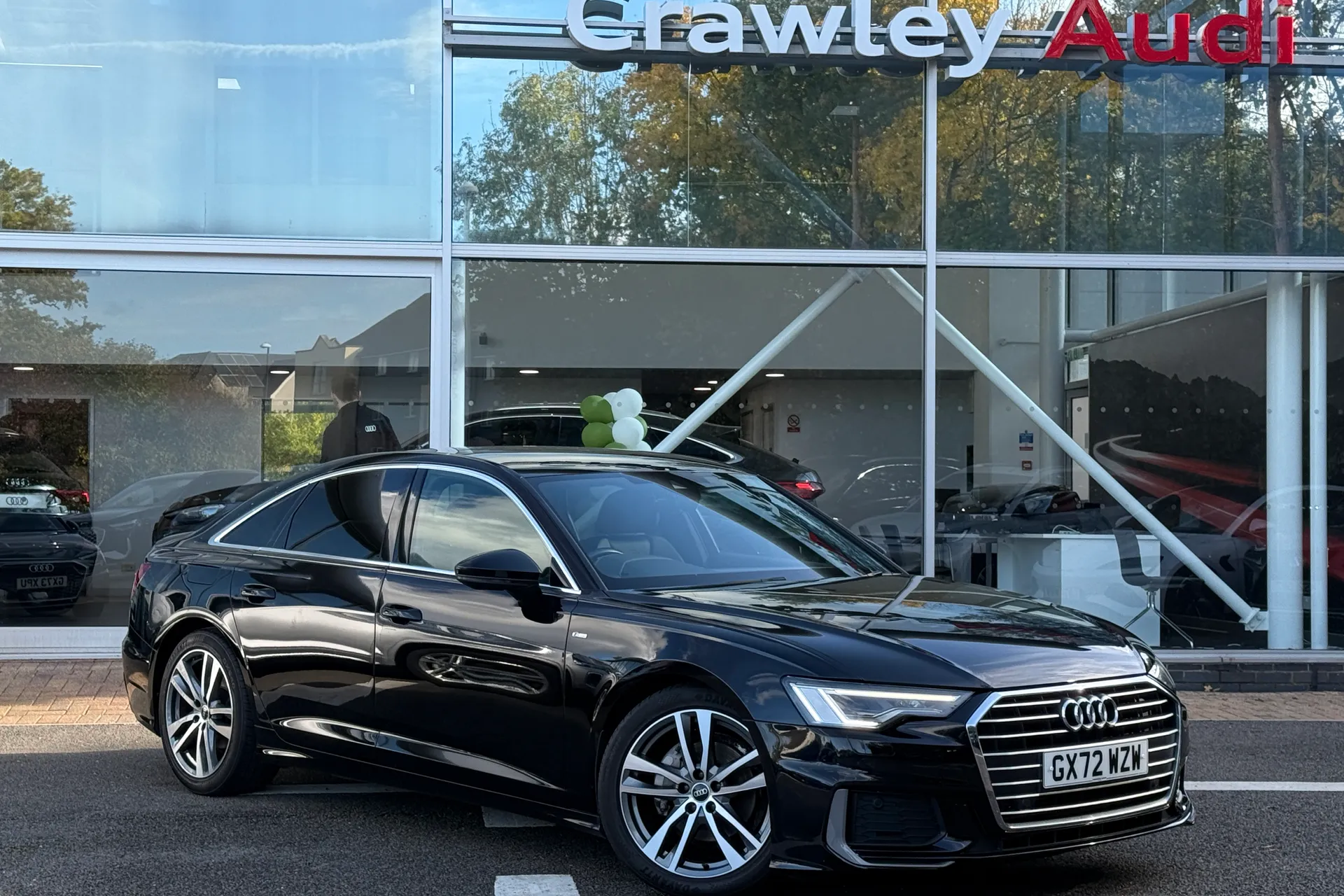 Audi A6 focused image