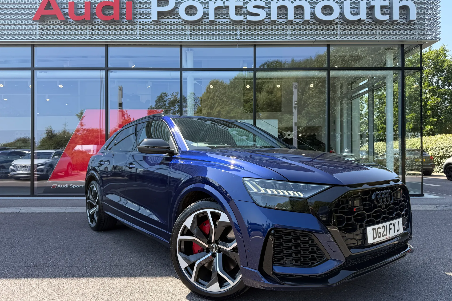 Audi RS Q8 focused image