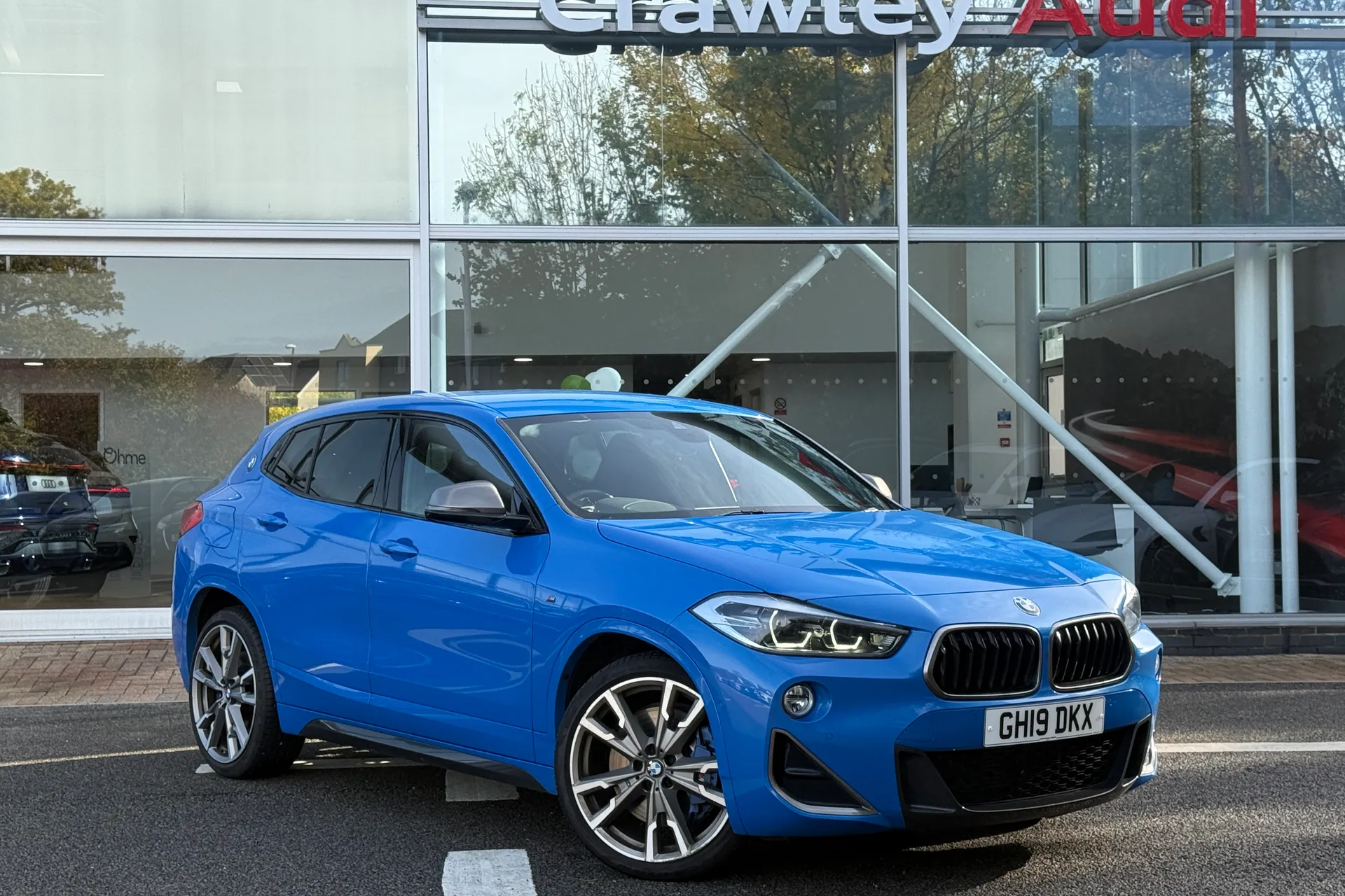 BMW X2 focused image