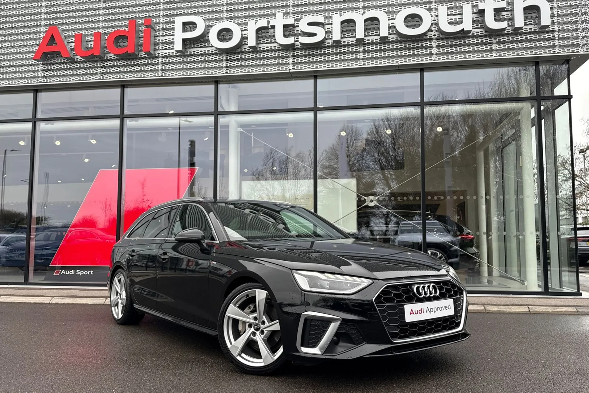 Audi A4 focused image