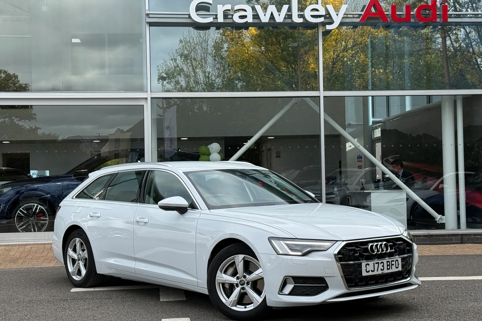 Audi A6 focused image