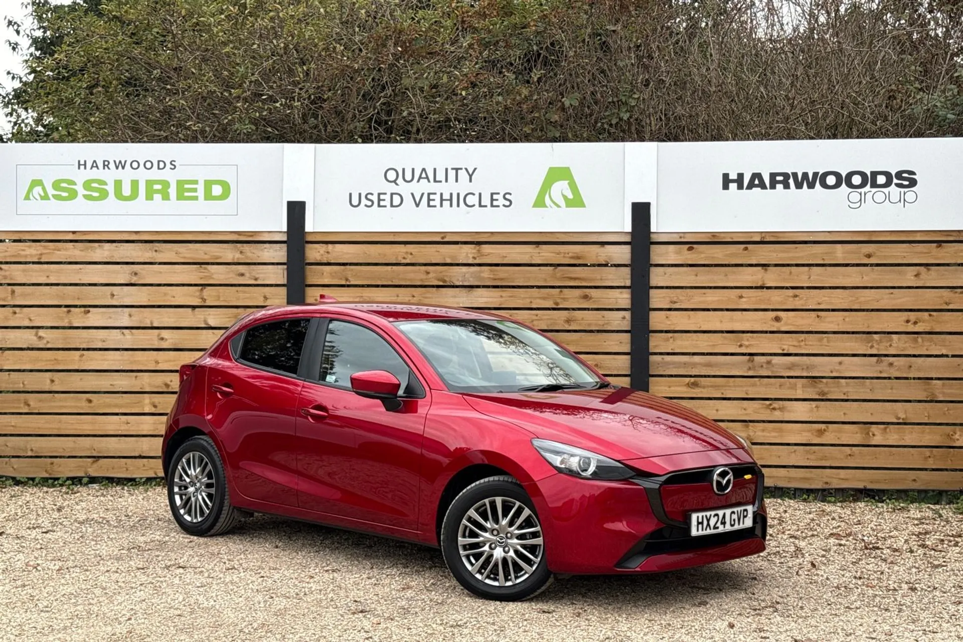 MAZDA 2 focused image