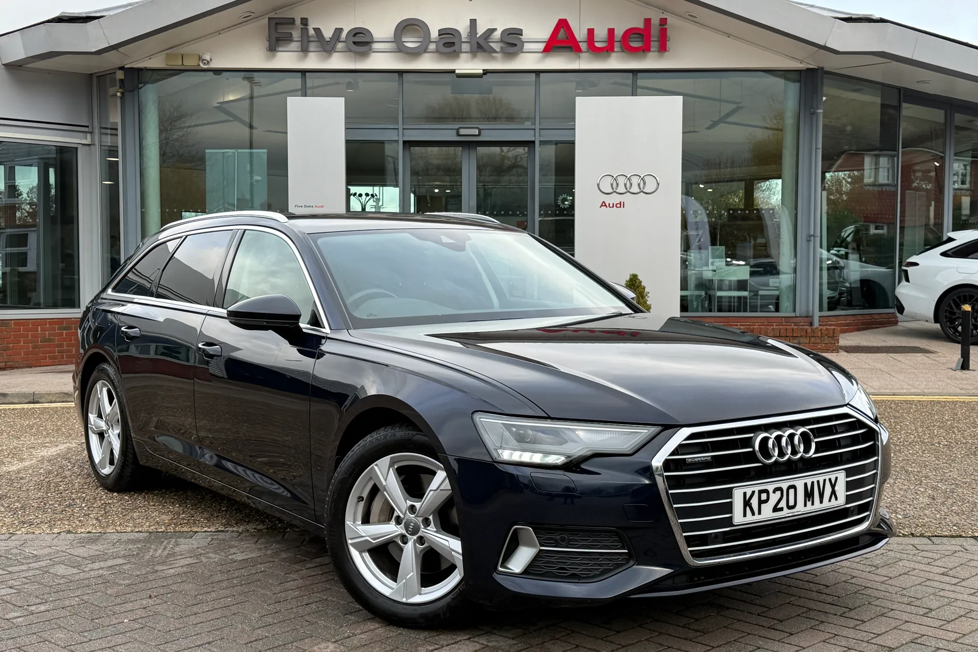 Audi A6 focused image