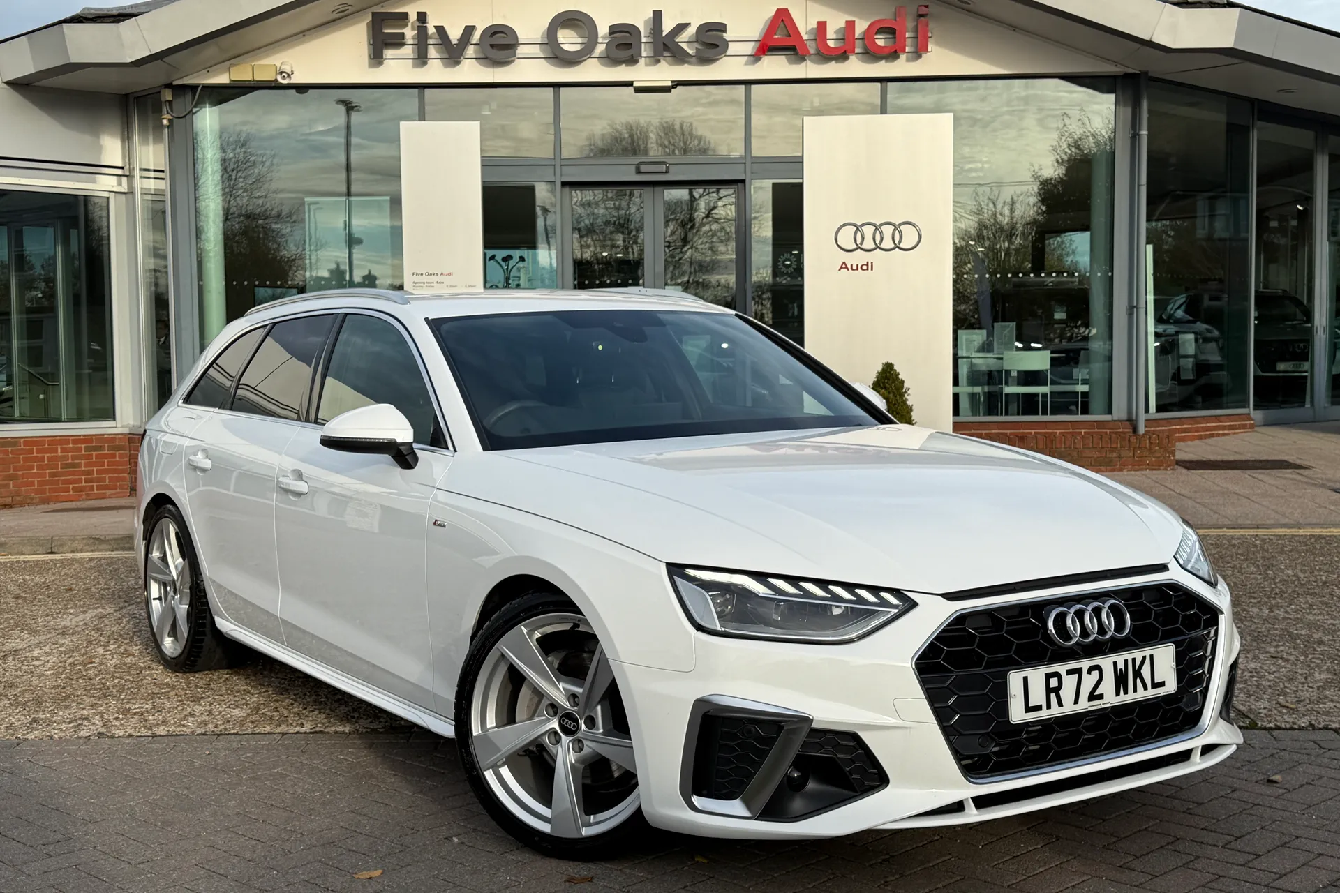 Audi A4 focused image