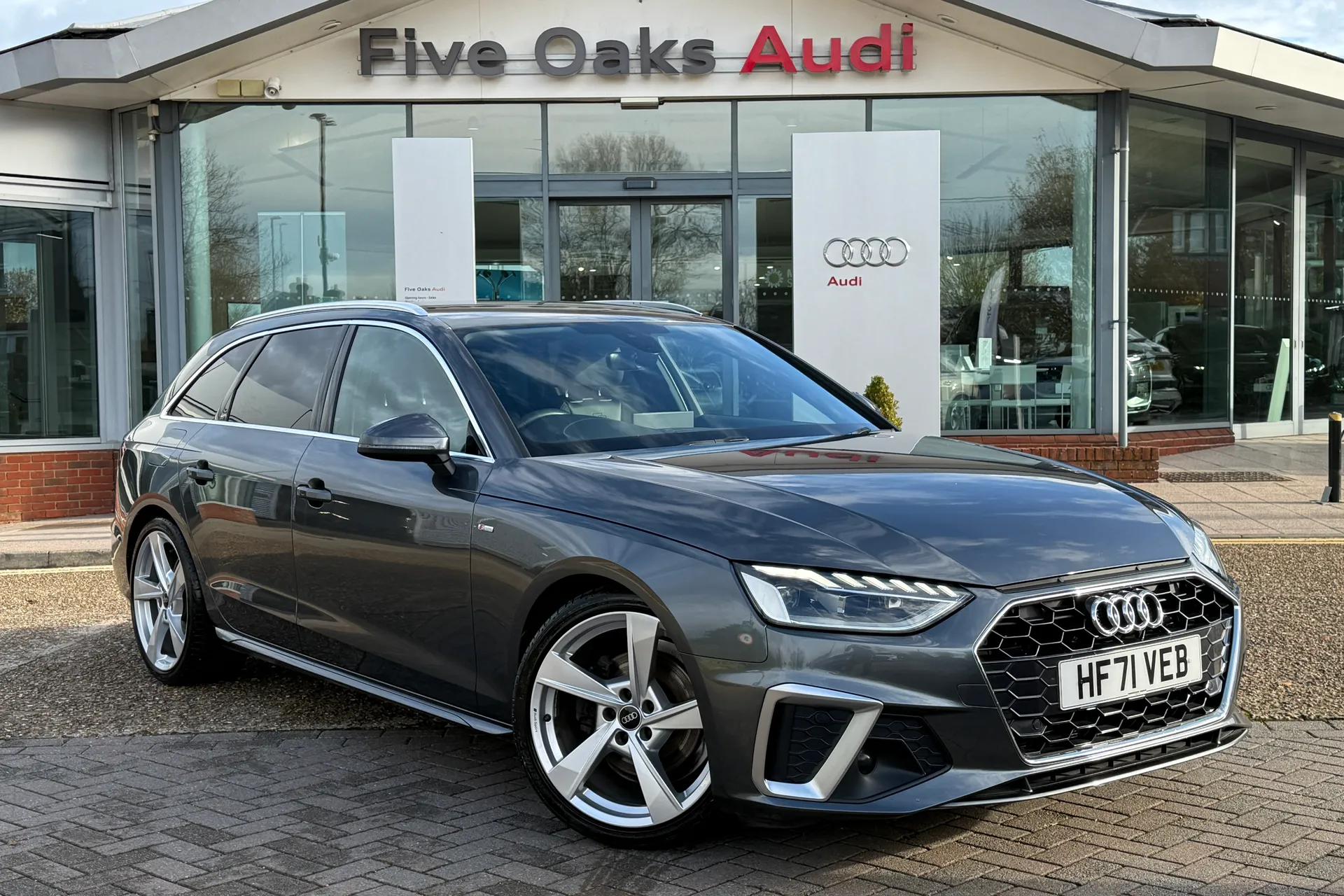 Audi A4 focused image