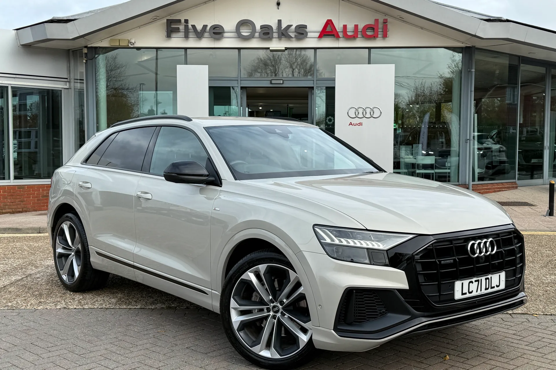 Audi Q8 focused image