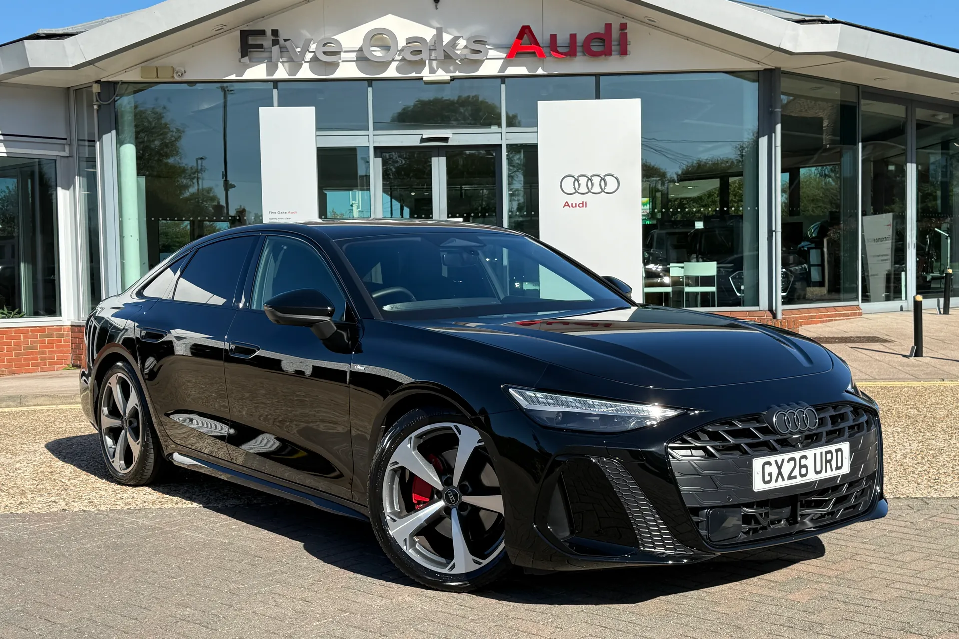 Audi A6 focused image