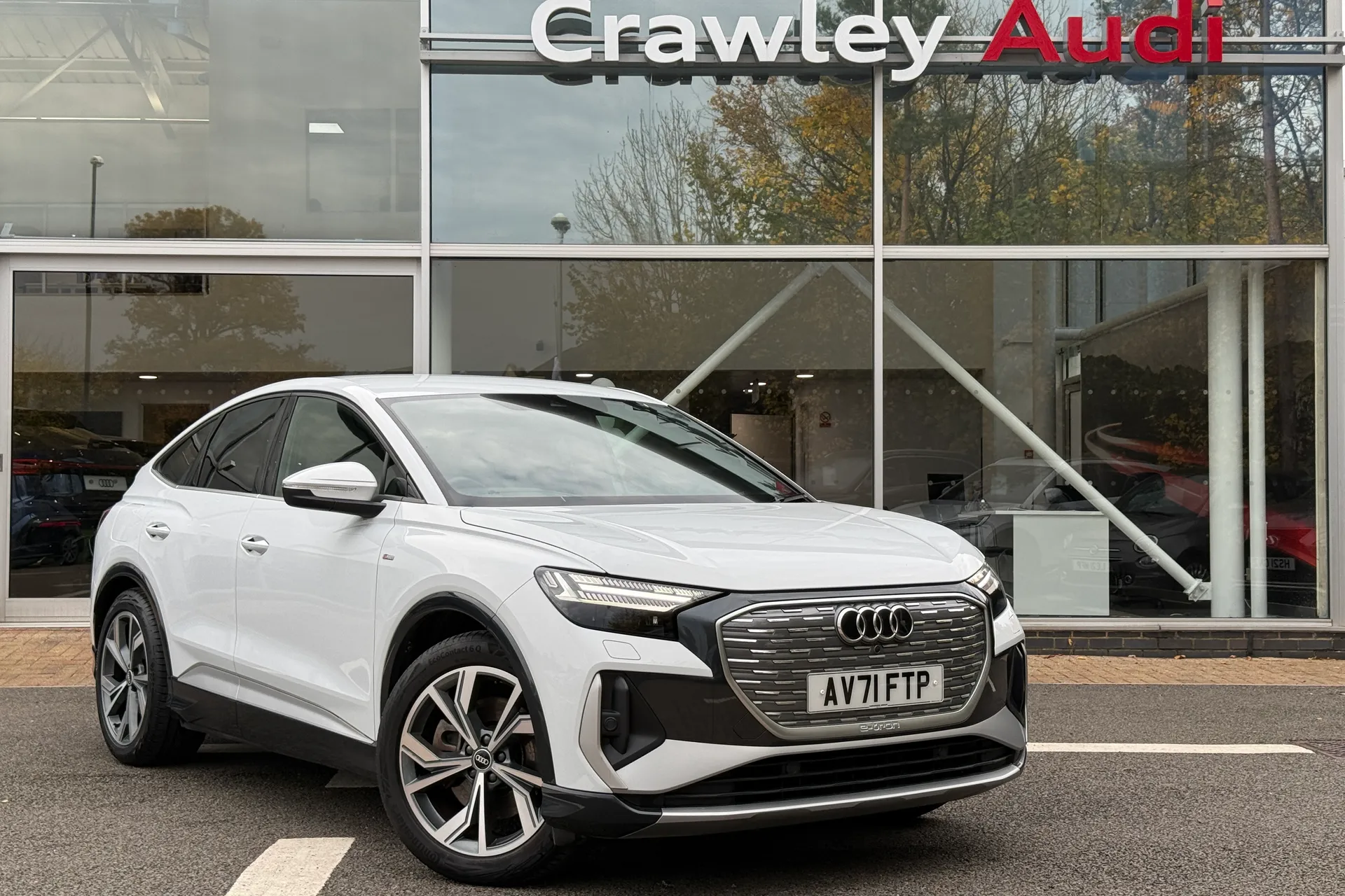 Audi Q4 focused image