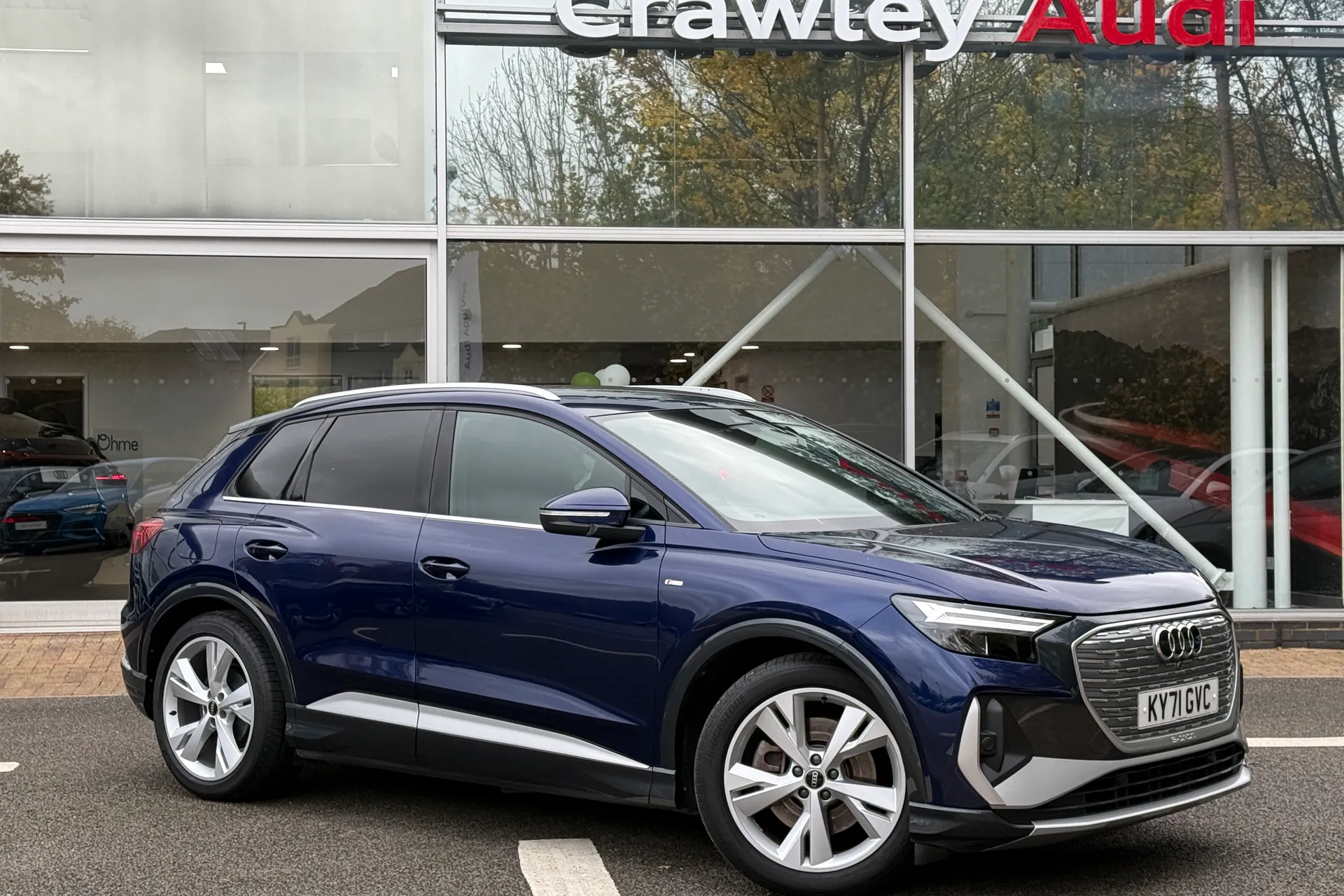 Audi Q4 focused image