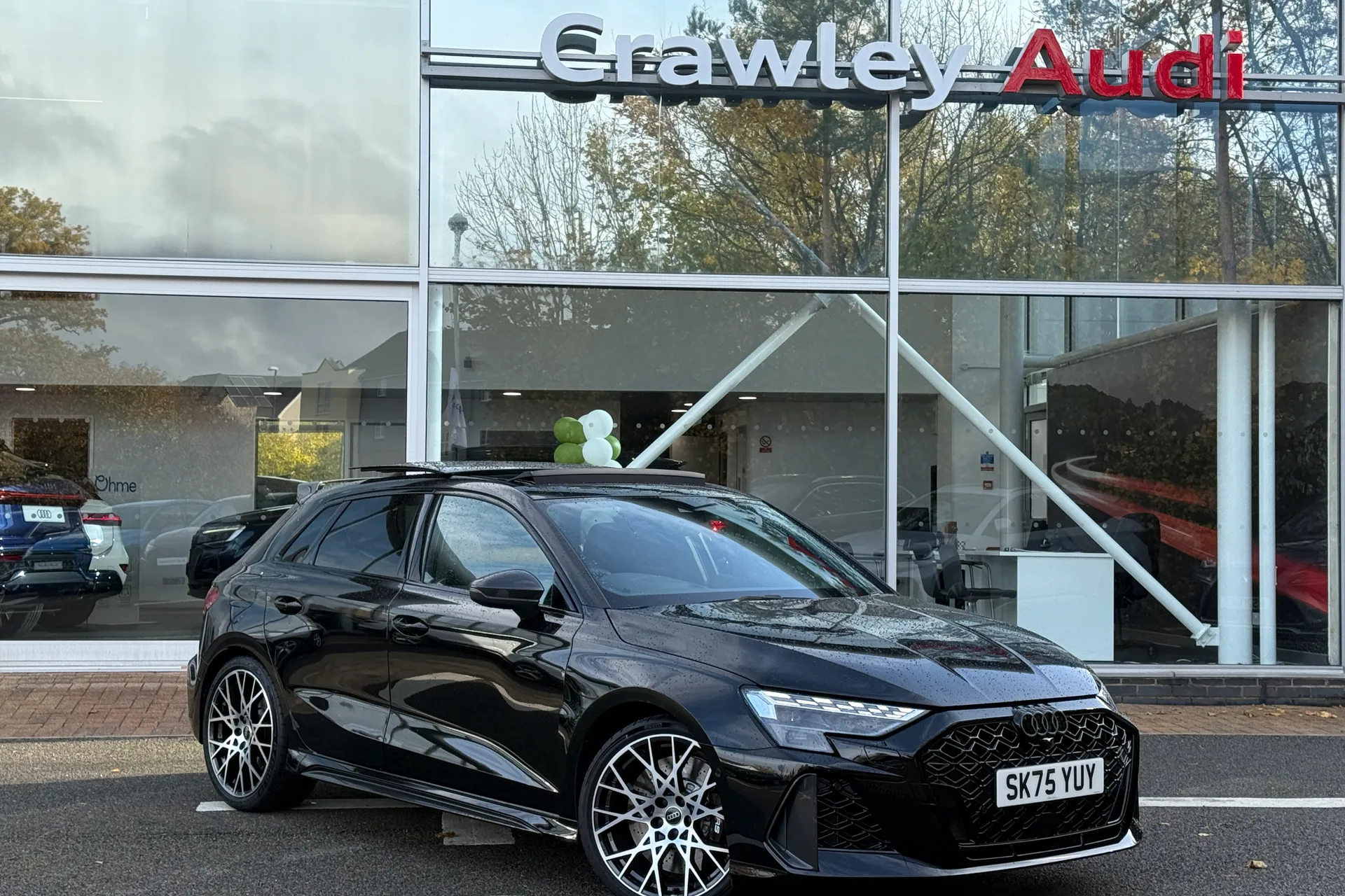 Audi RS3 focused image