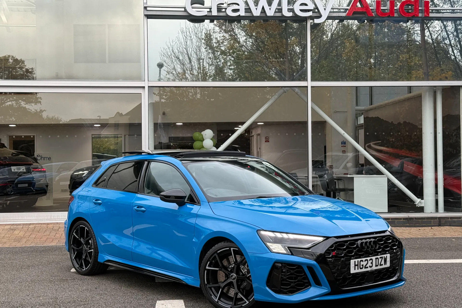 Audi RS3 focused image