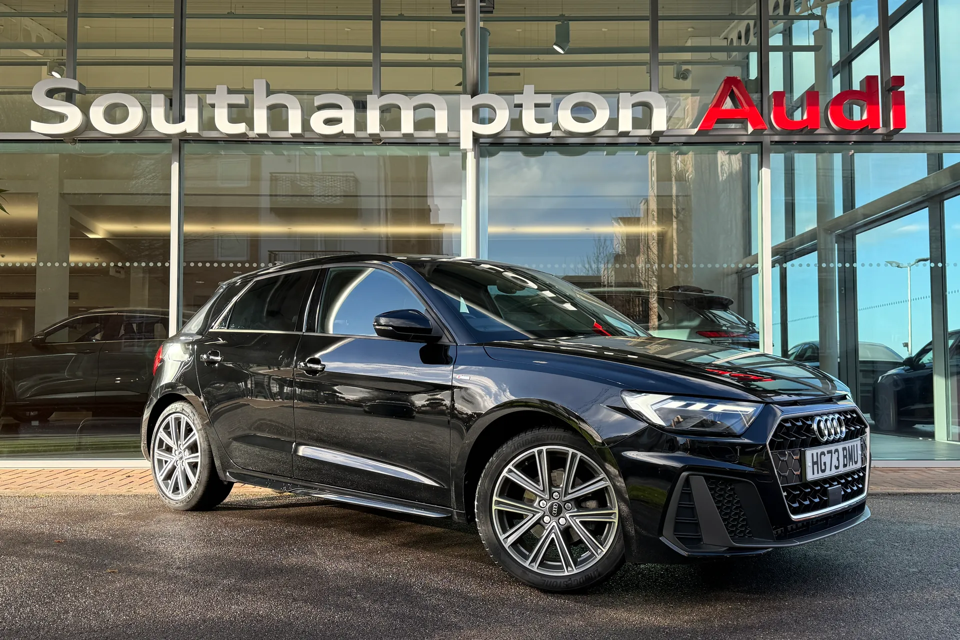 Audi A1 focused image