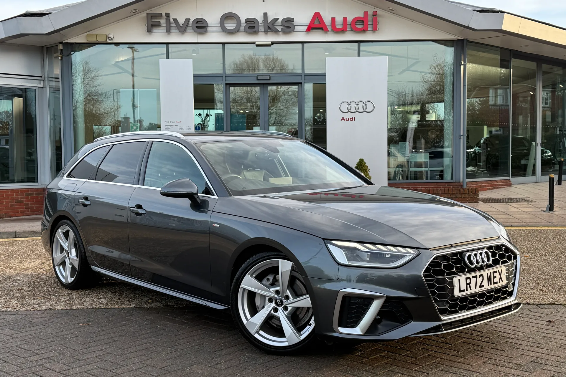 Audi A4 focused image