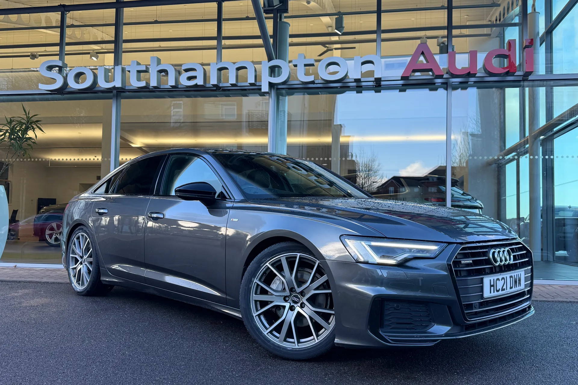 Audi A6 focused image