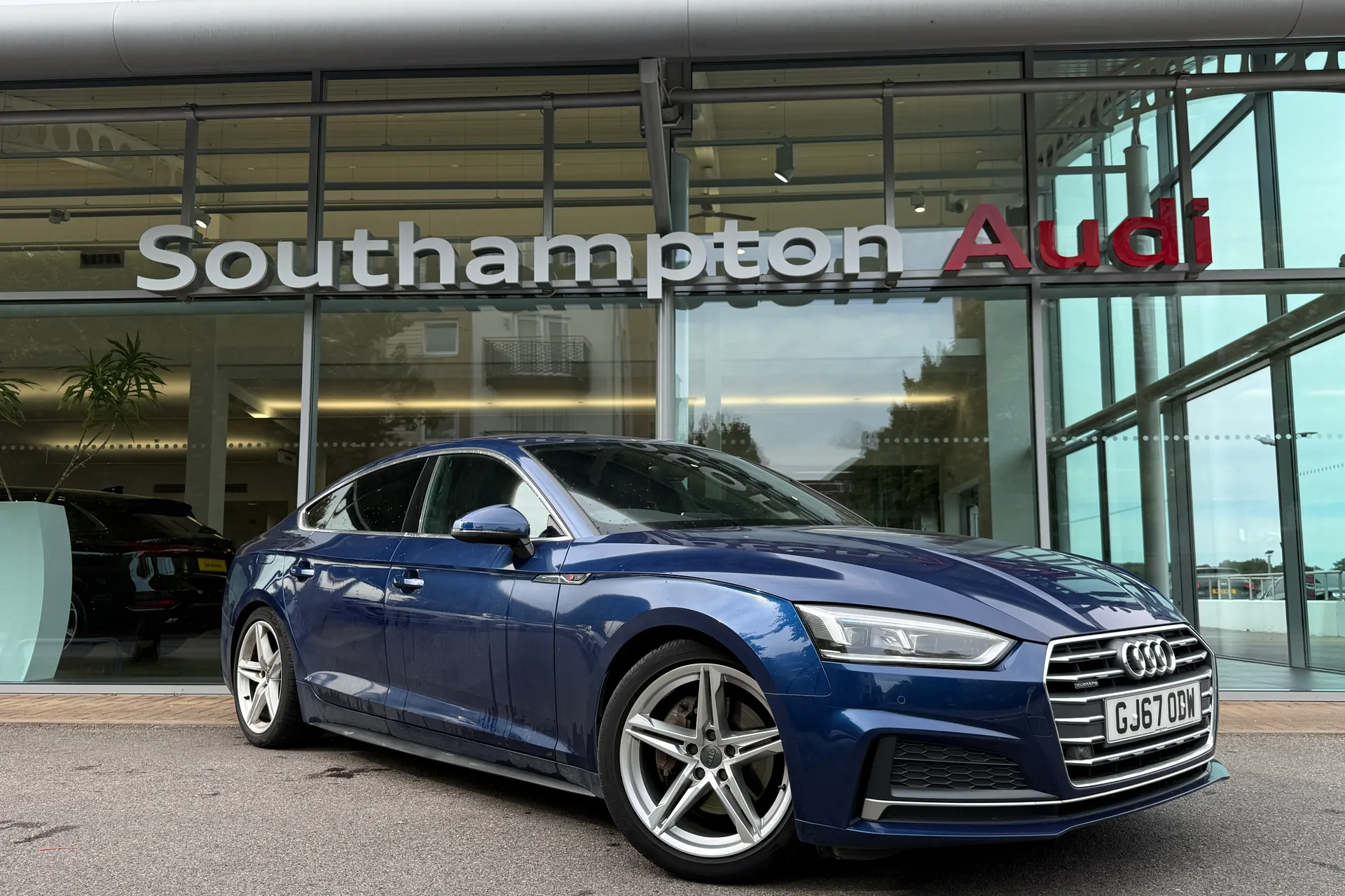 Audi A5 focused image