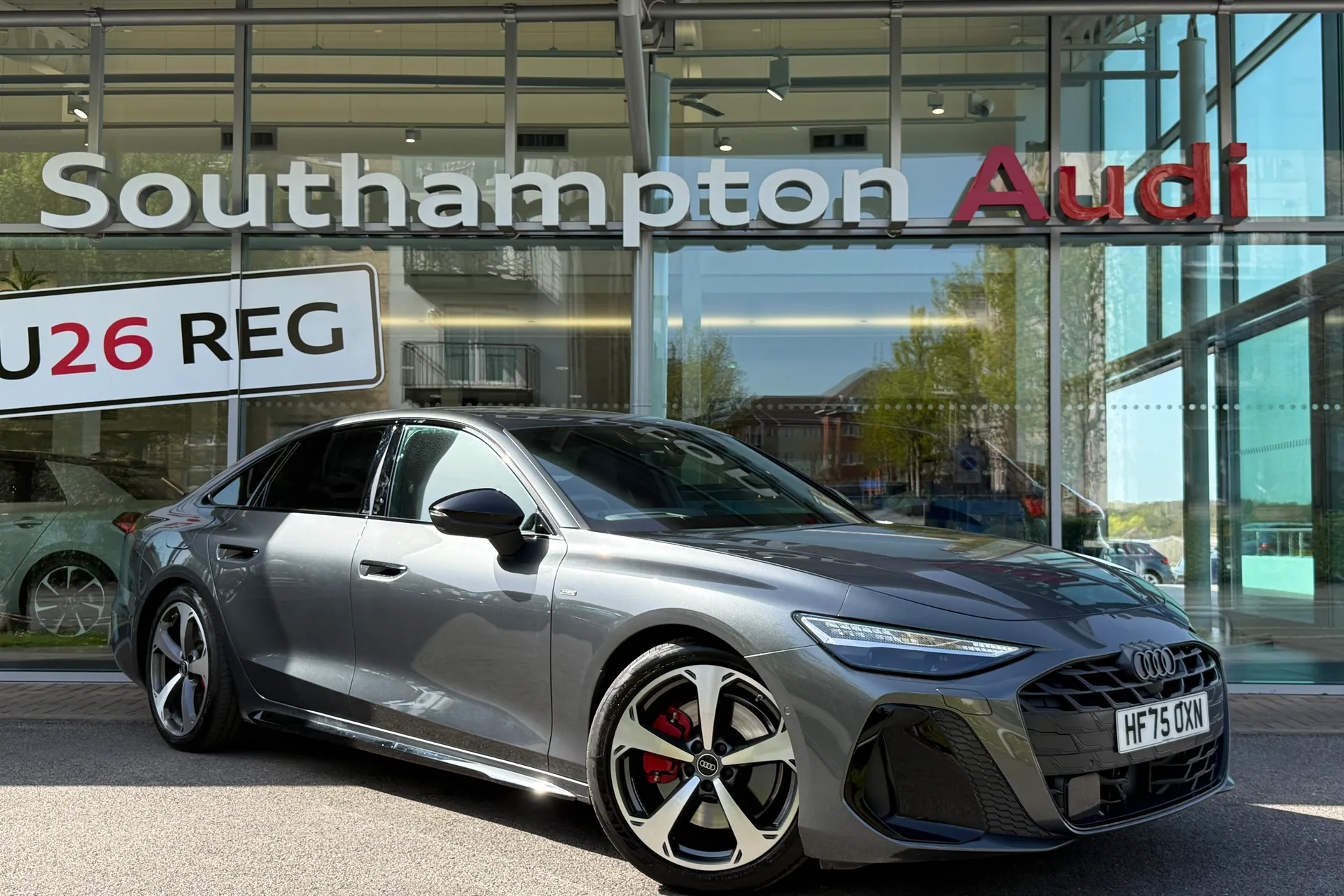 Audi A6 focused image