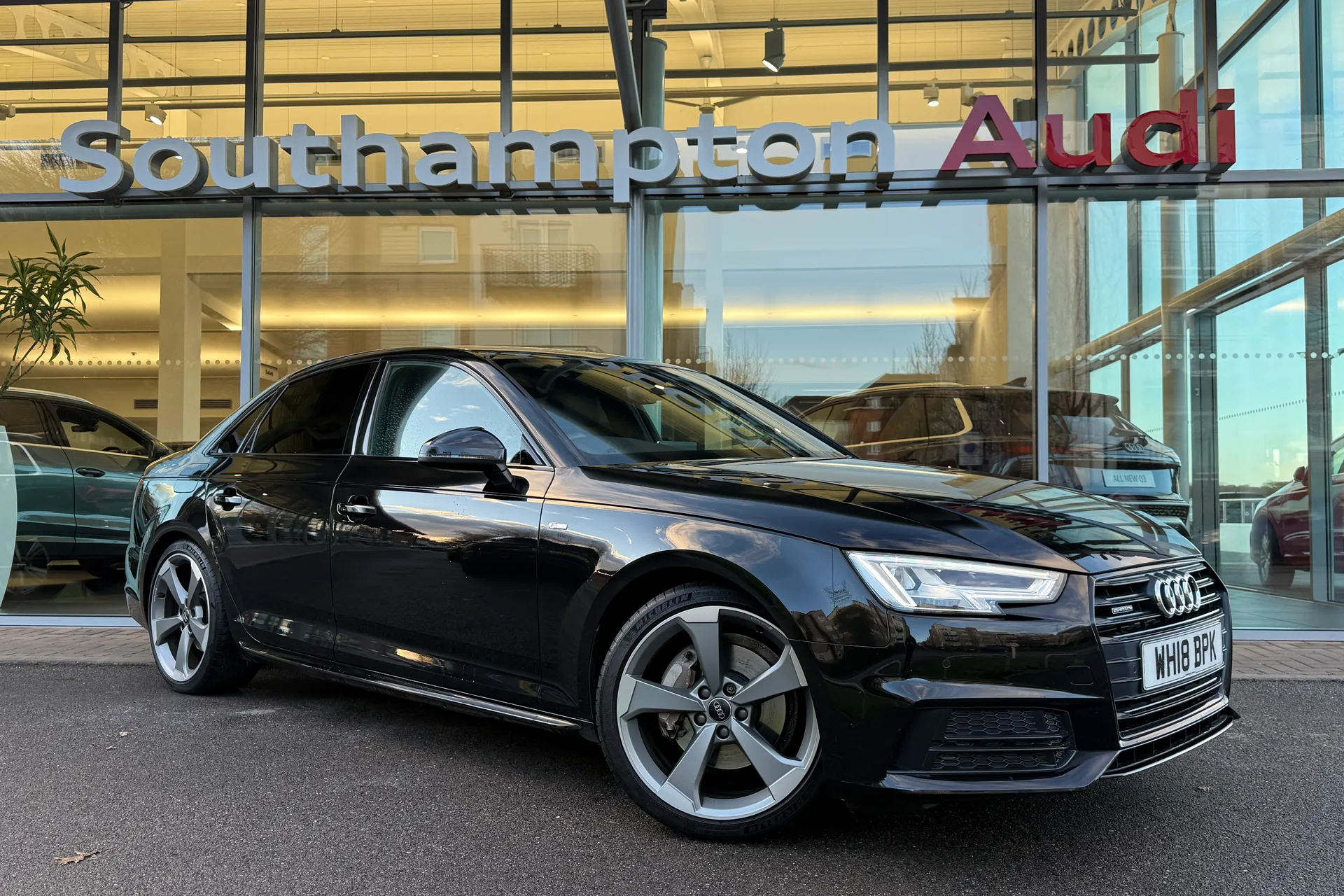 Audi A4 focused image