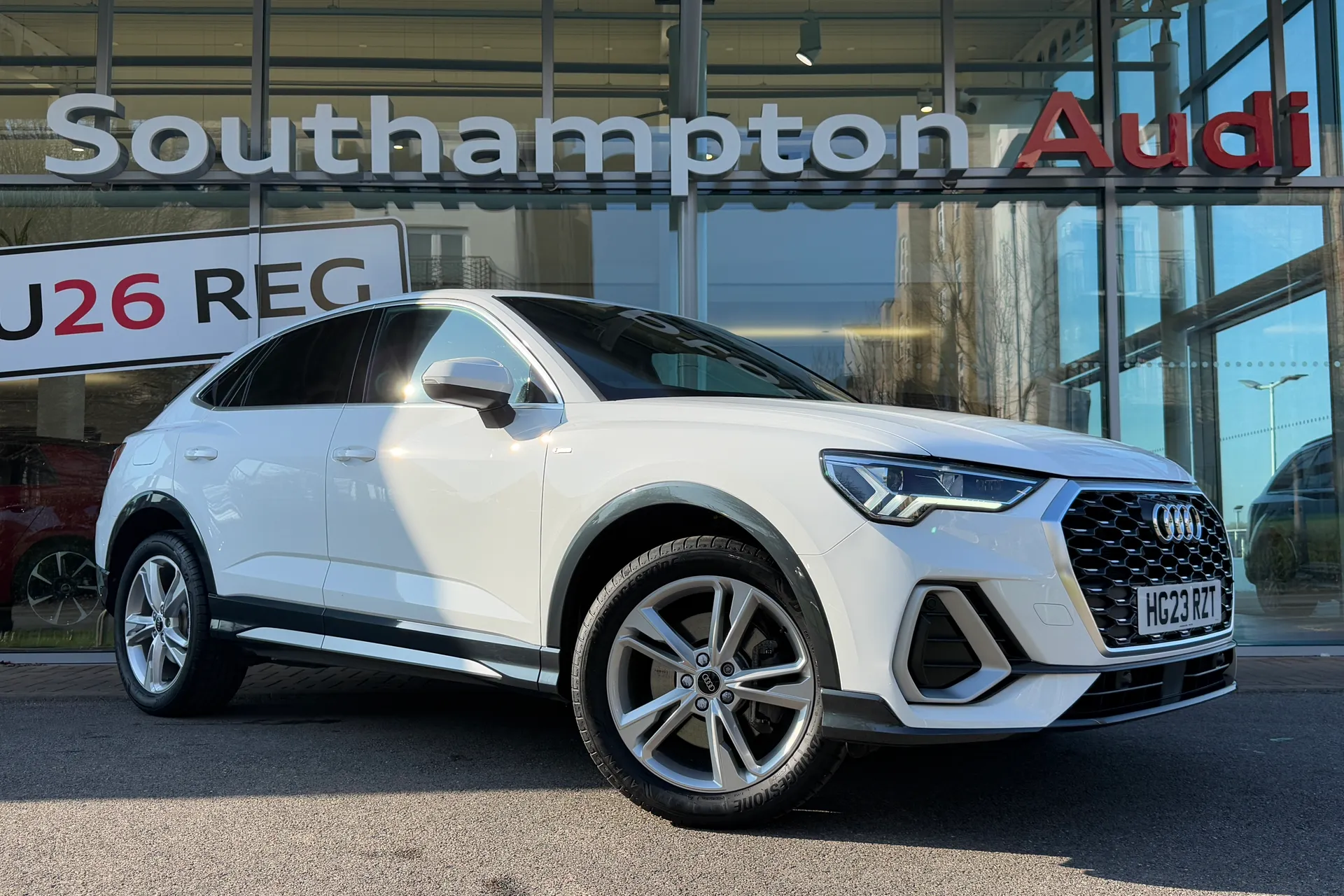Audi Q3 focused image